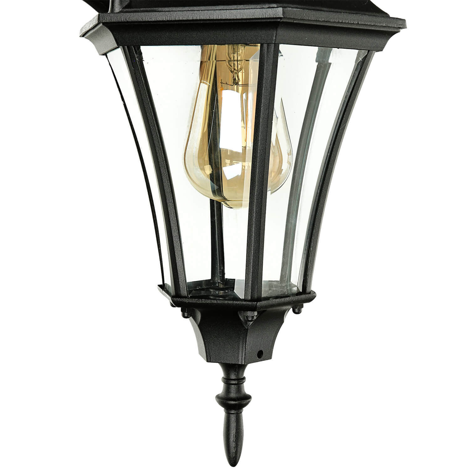 Lampe d'extérieur rustique murale WARSCHAU noir