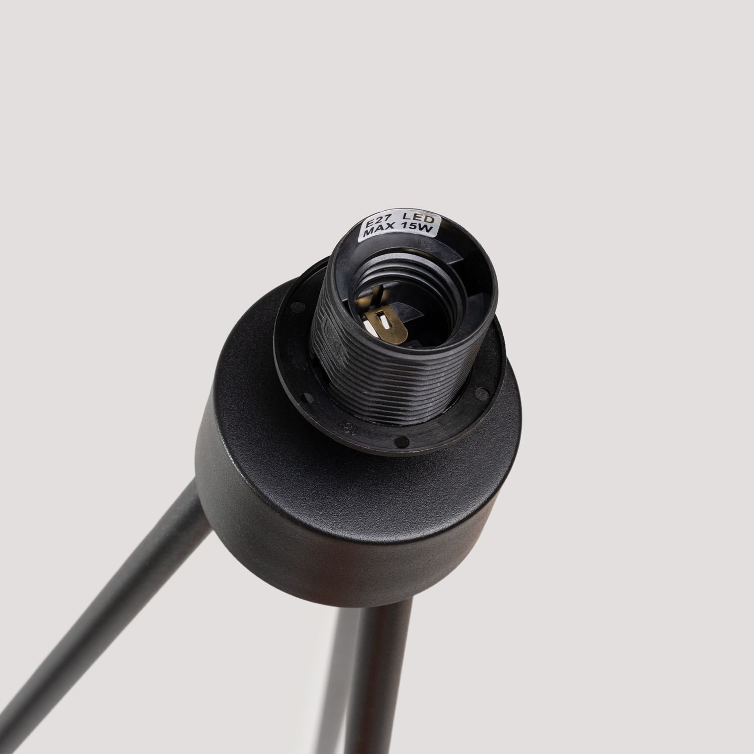 Stehlampe Stoff Marmor E27 H:135 cm Tripod blendarm Stativ