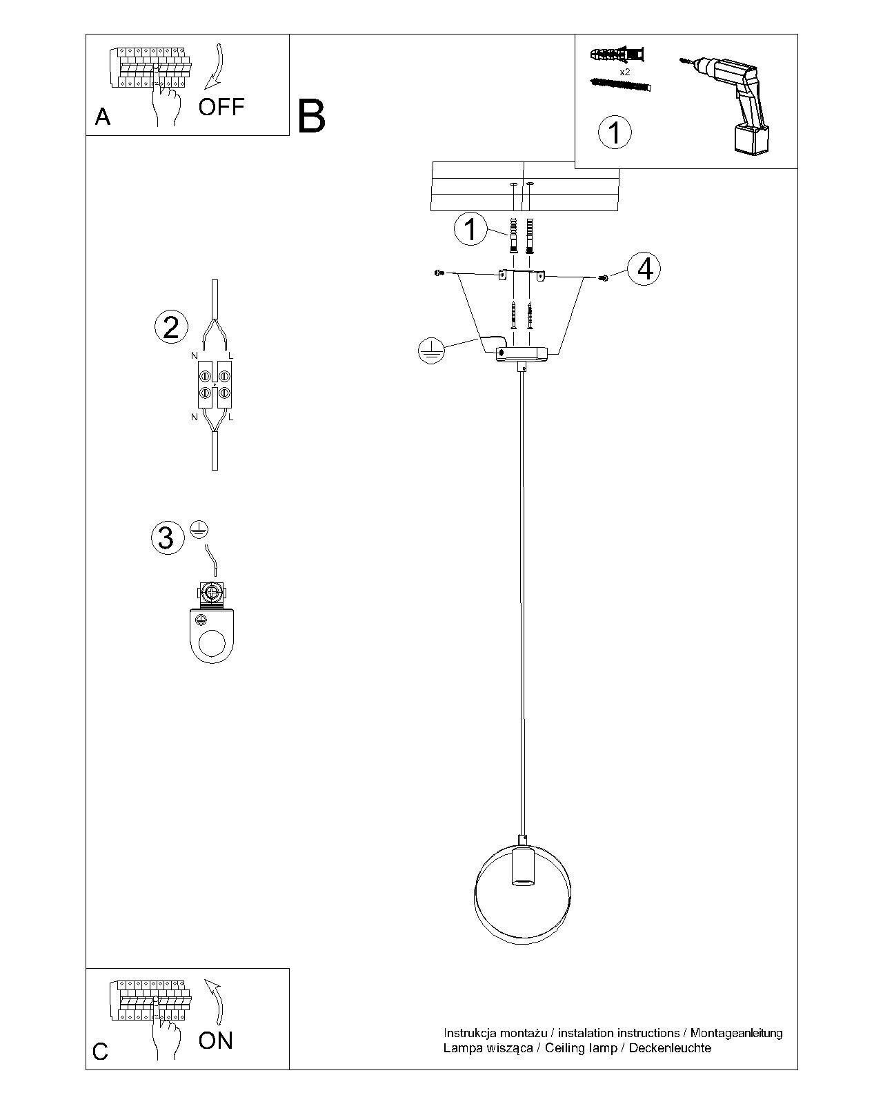Lampe à suspendre Moderne ronde Ø 18 cm Métal blanc E27 HIAS