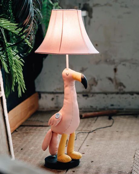 Lampe de table Rose Flamingo 77,5 cm Salon Enfants