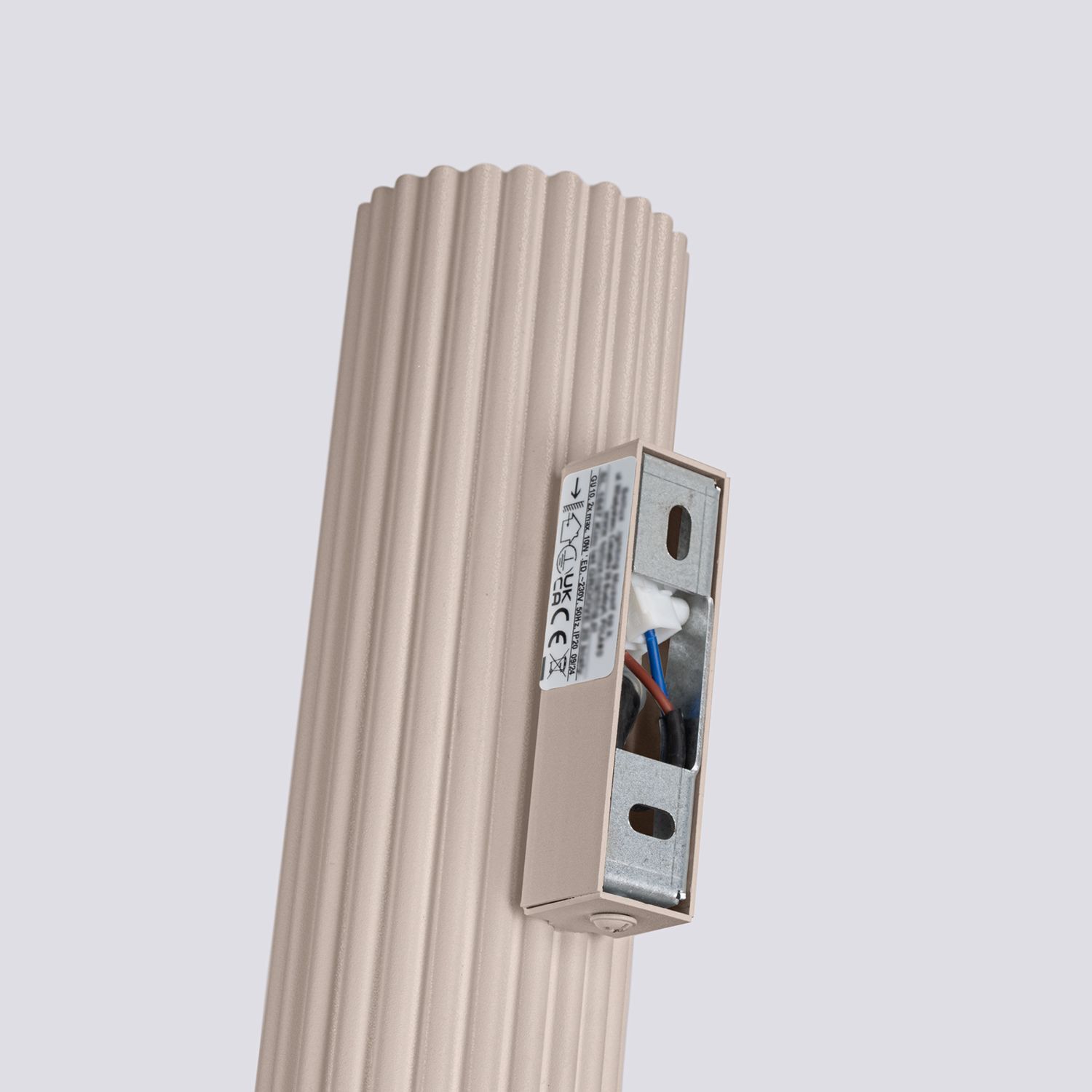 Wandleuchte Metall Taupe GU10 H:30 cm Up Down 2-flammig