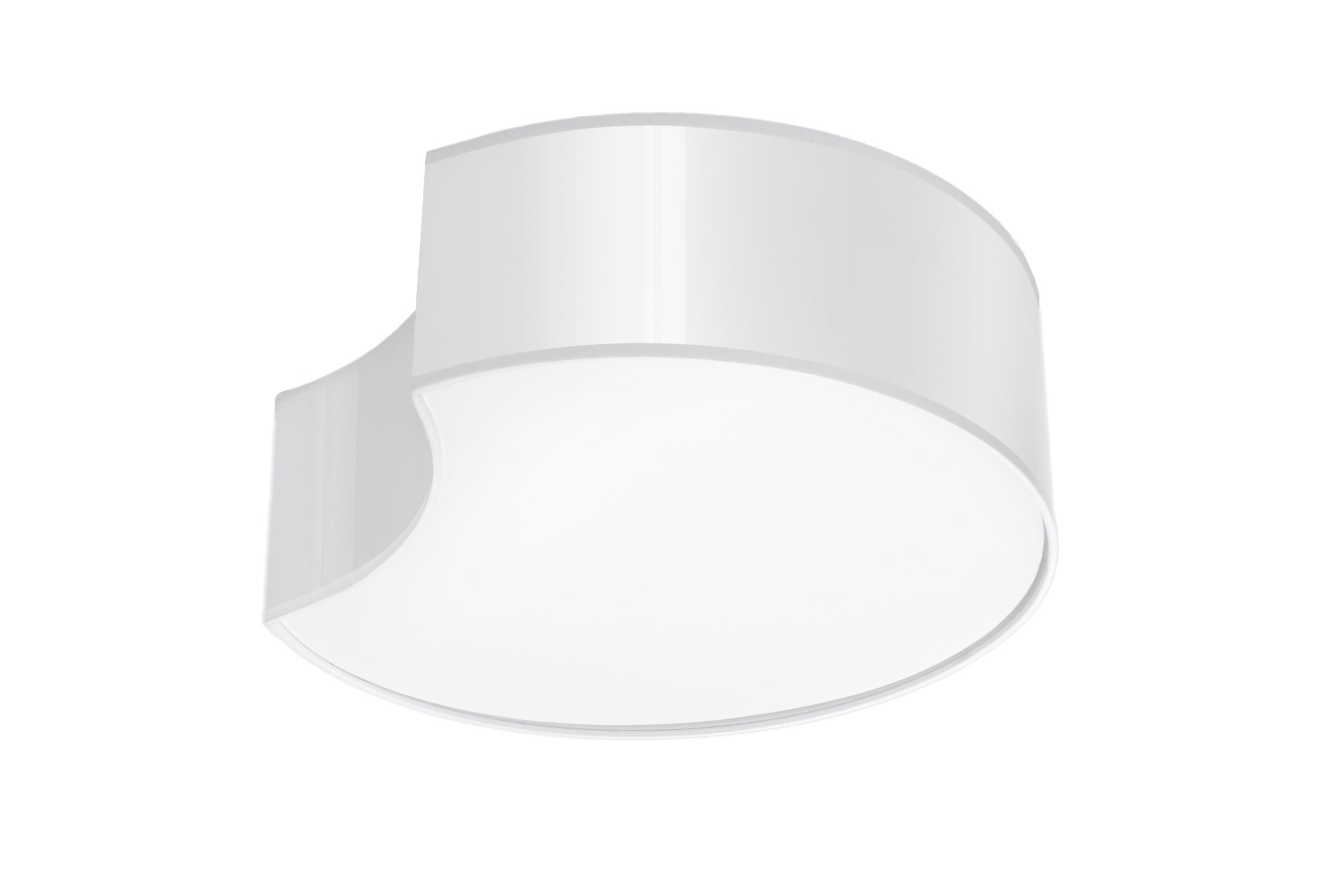Blendarme Plafonnier Blanc Moderne 2x E27 Demi-lune