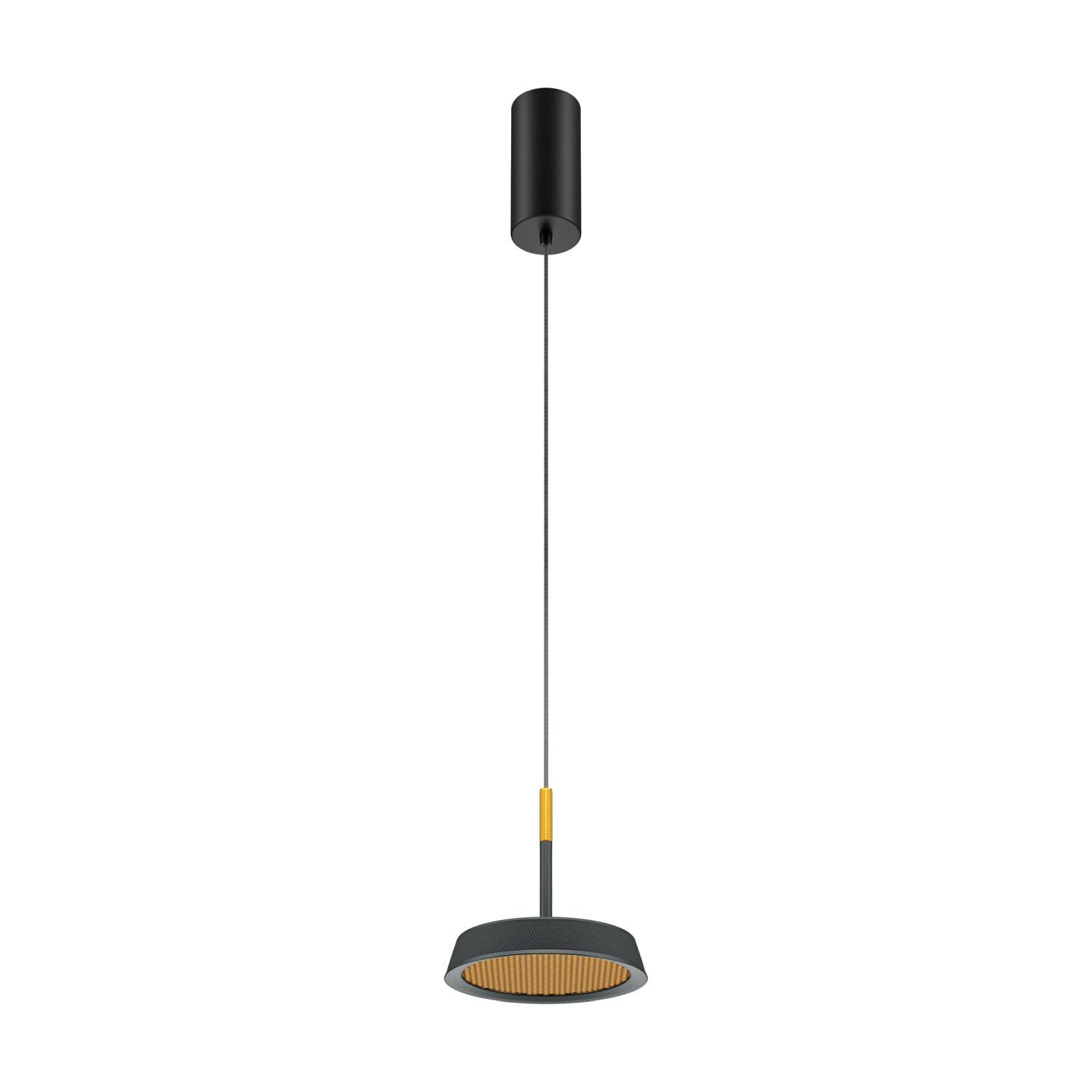 Lampe LED à suspendre aluminium 3000 K lumière blanc chaud 650 lm