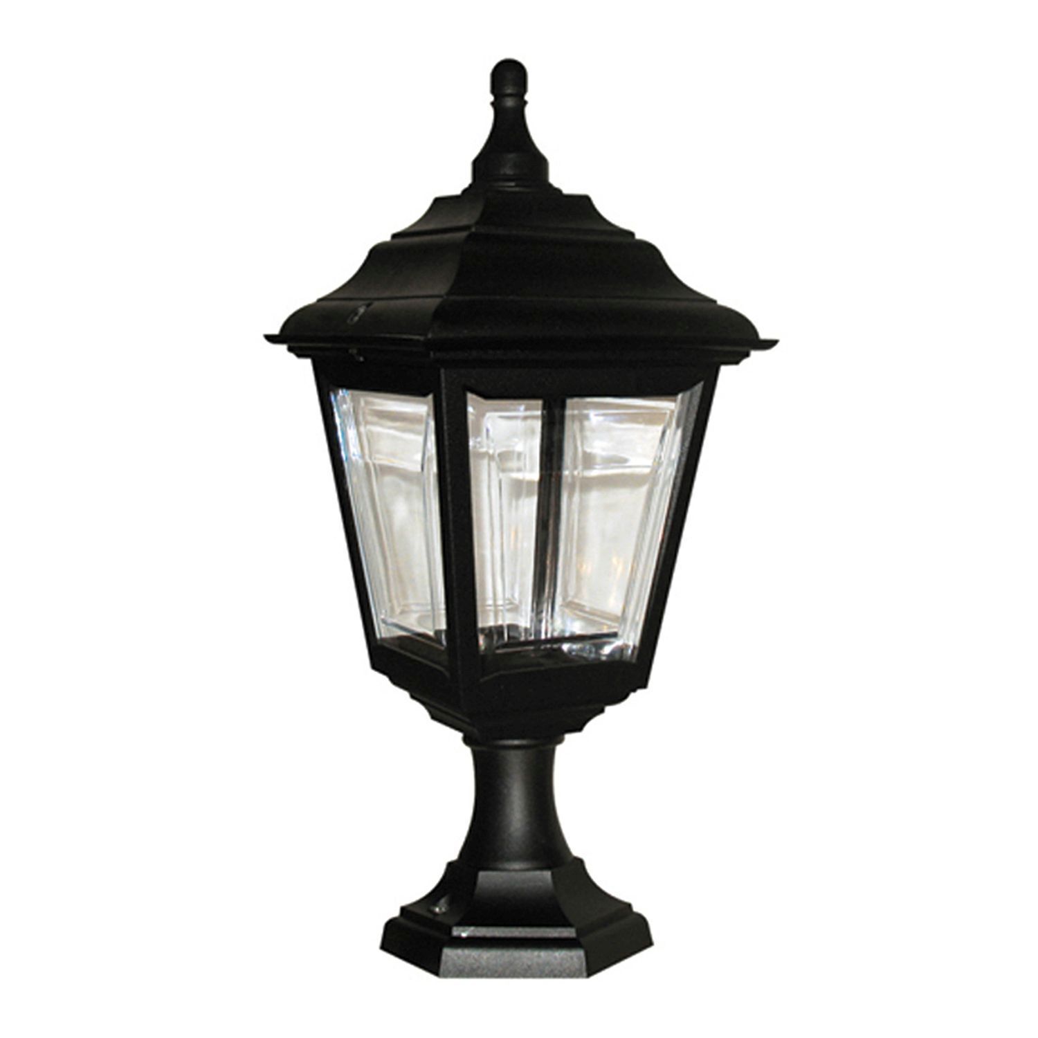 Luminaire de socle noir extérieur H:44cm Rustique Jardin