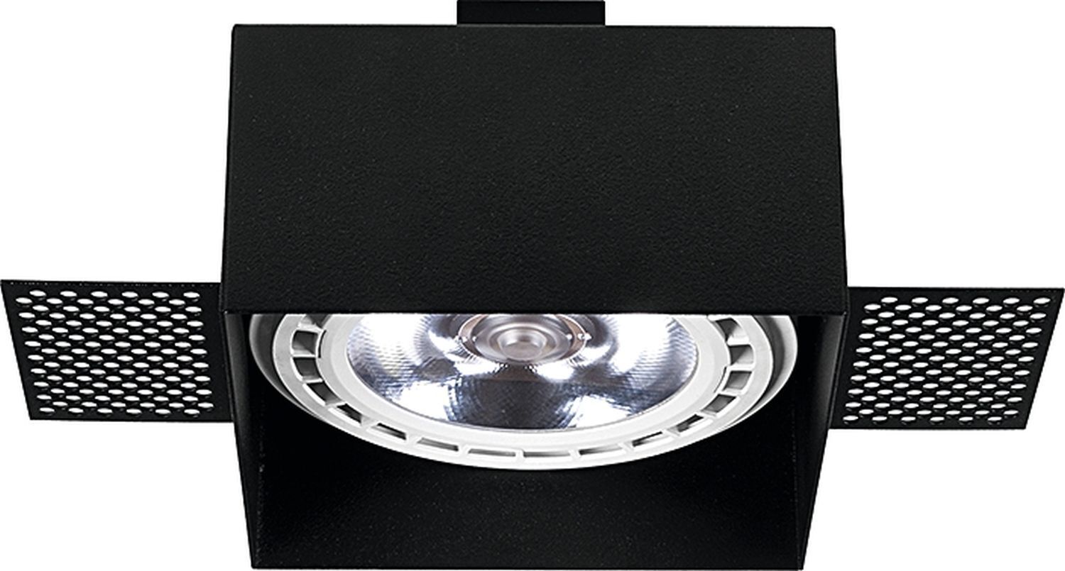 Projecteur noir métal