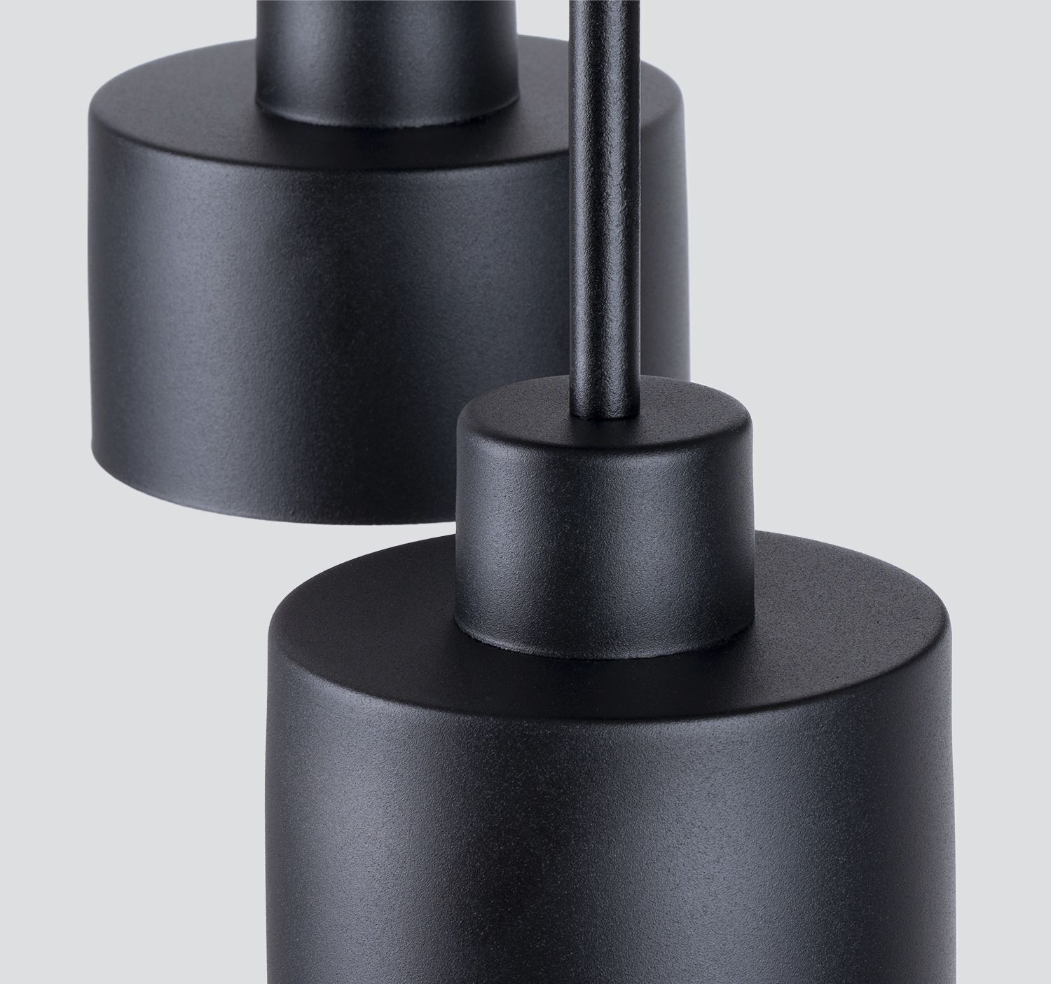 Plafonnier noir métal 3 flammes Ø 32 cm E27 Plafonnier noir métal 3 flammes Ø 32 cm E27