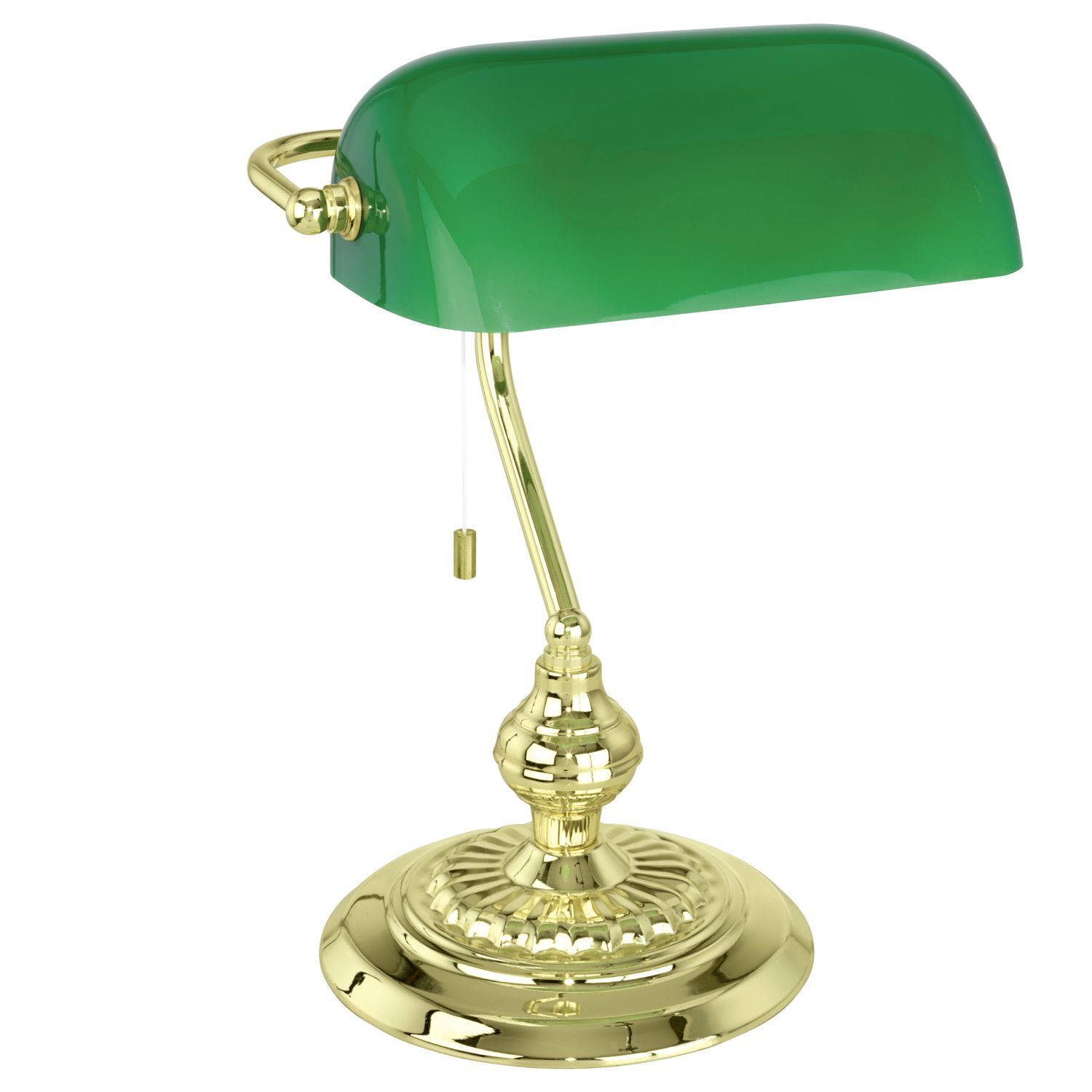 Noble lampe de table Banker Vert