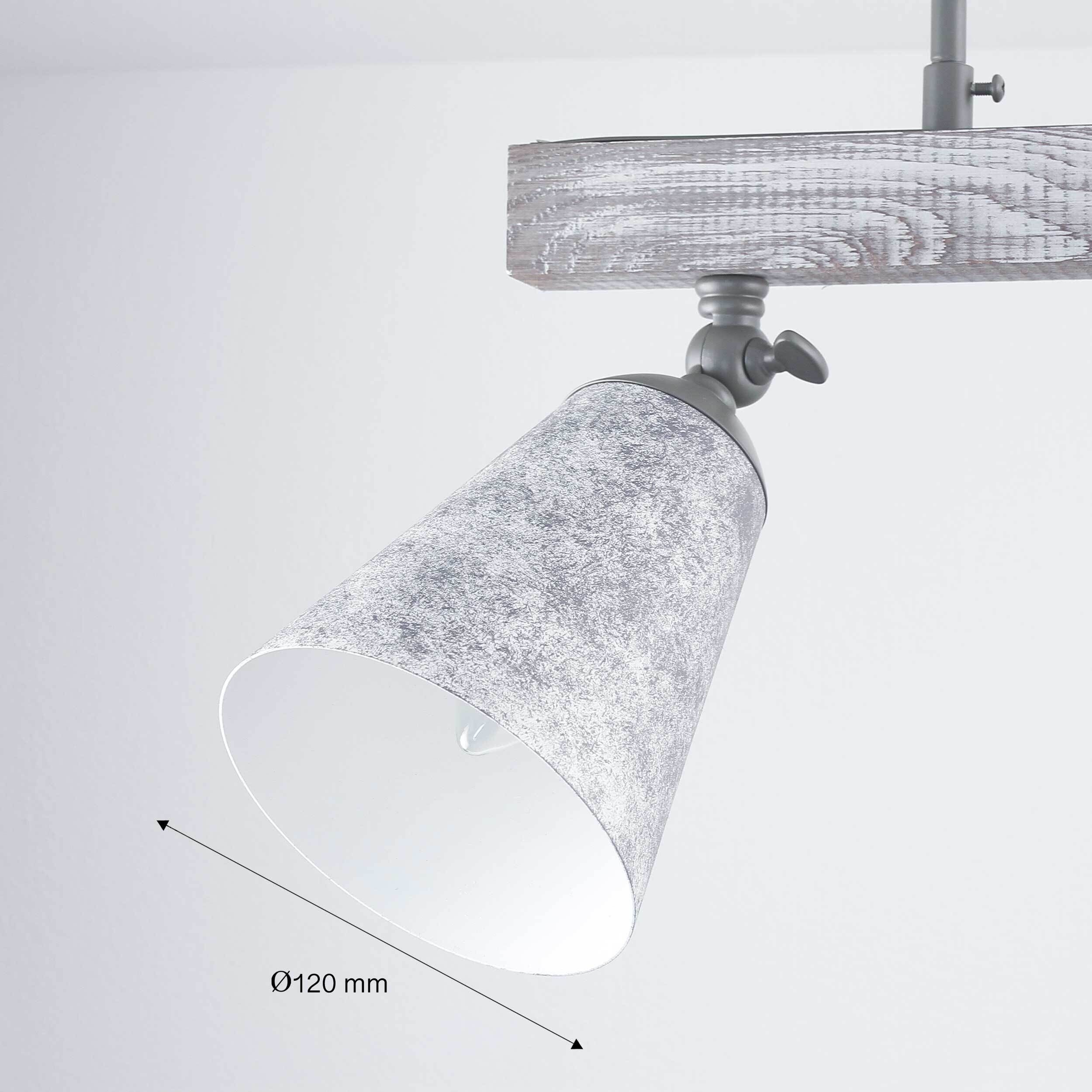 Cuisine Plafonnier AGAP bois véritable Shabby blanc 2xE27 Lampe, Drinnen, Zimmer, Duscharmatur, Beleuchtung