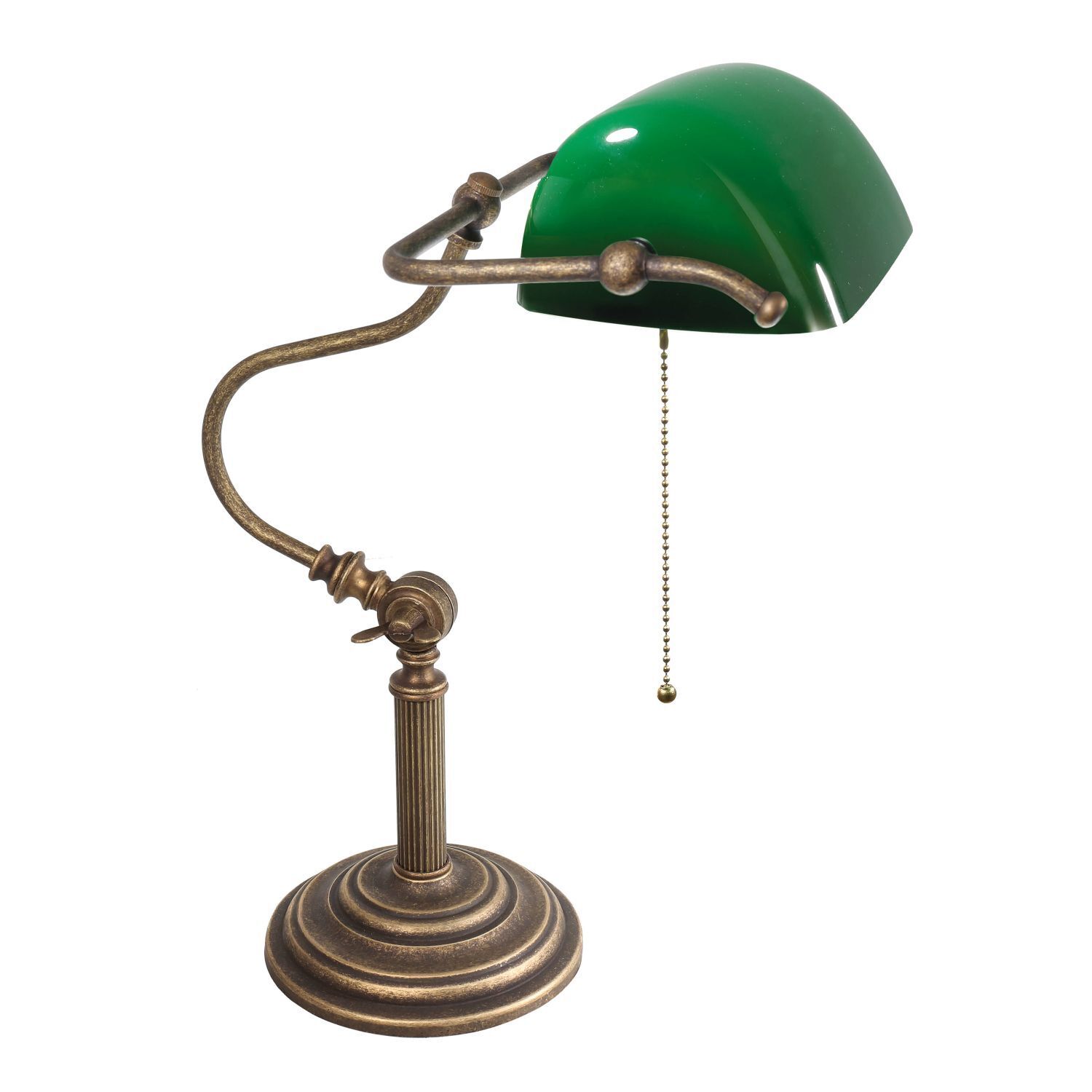 Lampe, Lampenschirm, Bronze, Tischlampe
