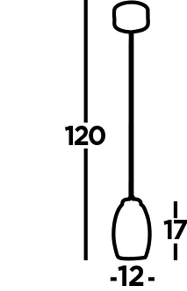 Lampe LED à suspendre verre ajustable Ø 11,5 cm 3000 K