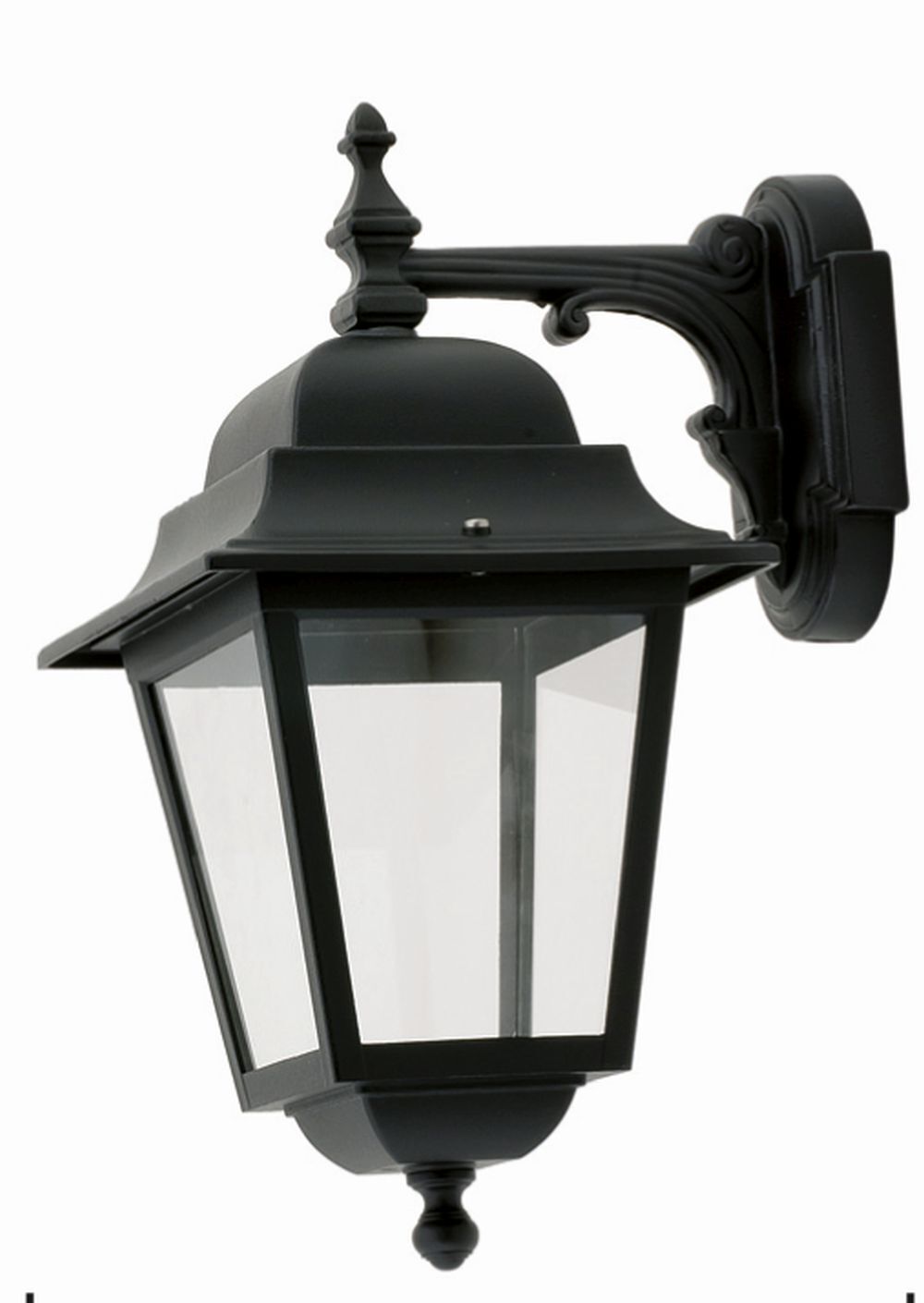 Lampe d'extérieur noire Rustique H:41cm Aluminium IP44