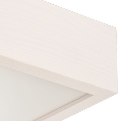 Plafonnier Blanc Bois Salon carré