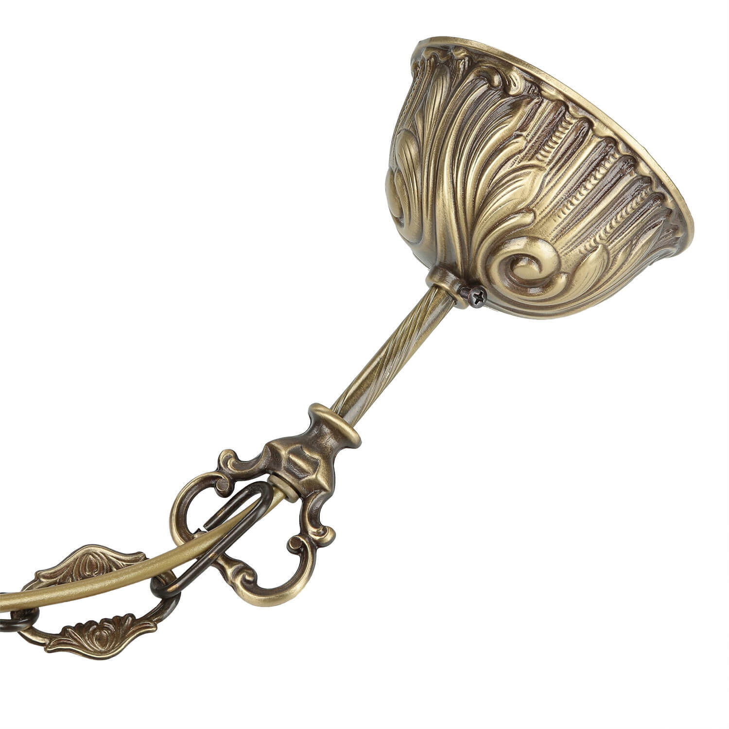 Lustre Art Nouveau Salle à manger Bronze, Rauchrohr