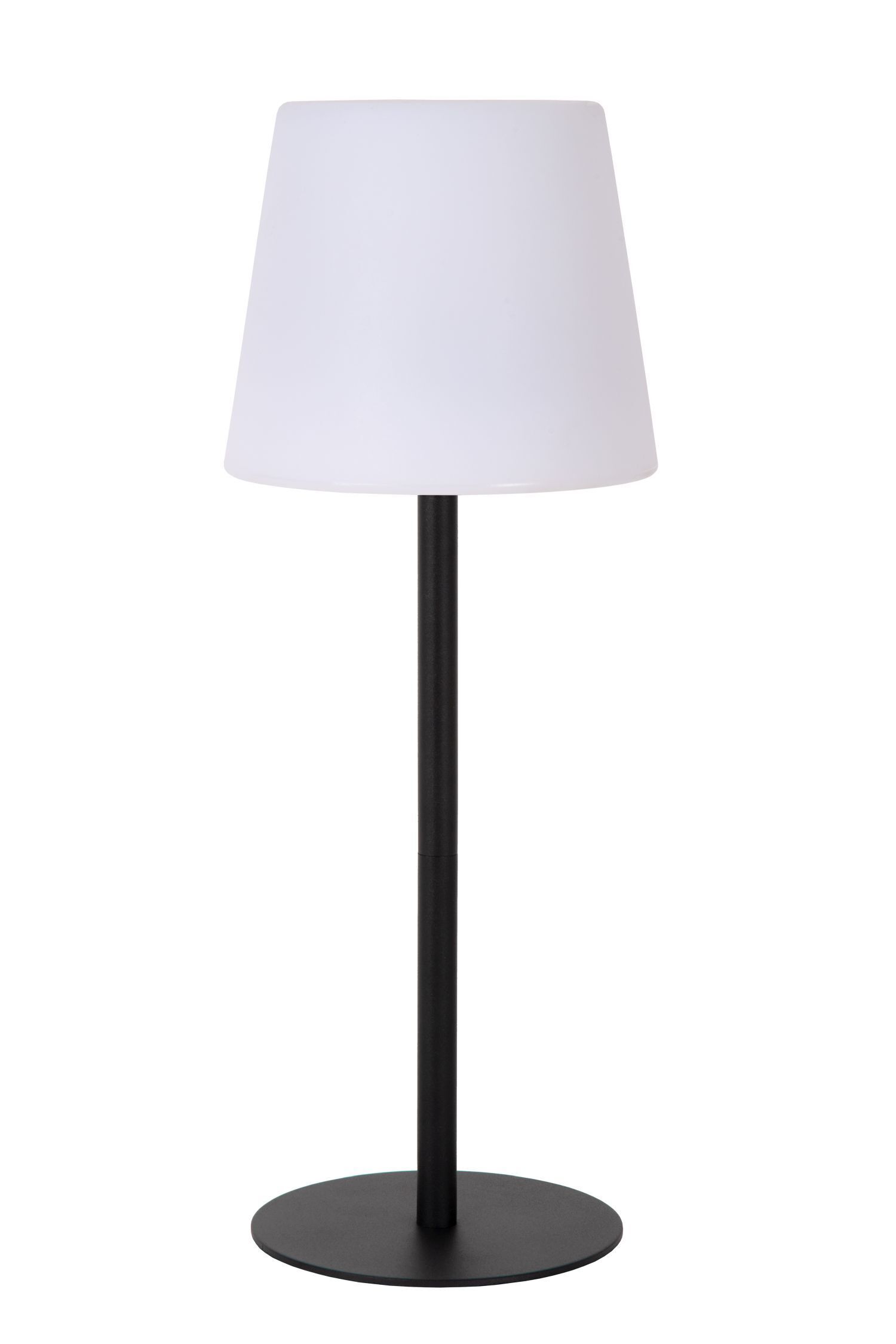 LED Tischlampe Akku 2700 K H:41 cm modern edel Lampe, Lampenschirm, Tischlampe