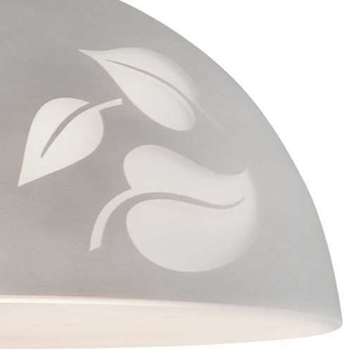 Lampe à suspendre Gris Verre rond Table à manger Rétro confortable