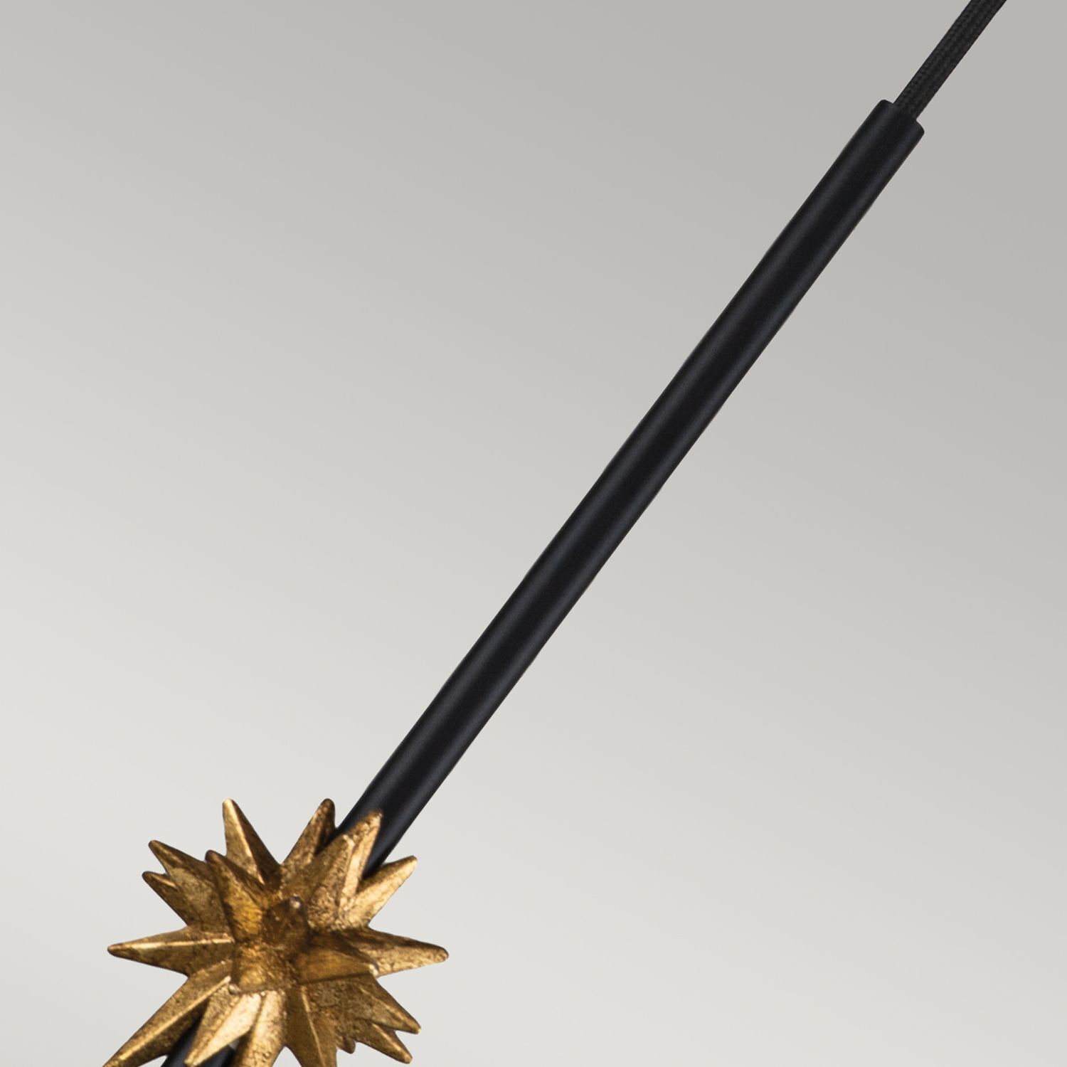 Suspension noir or largeur 13,3 cm H : max. 151,1 cm E27