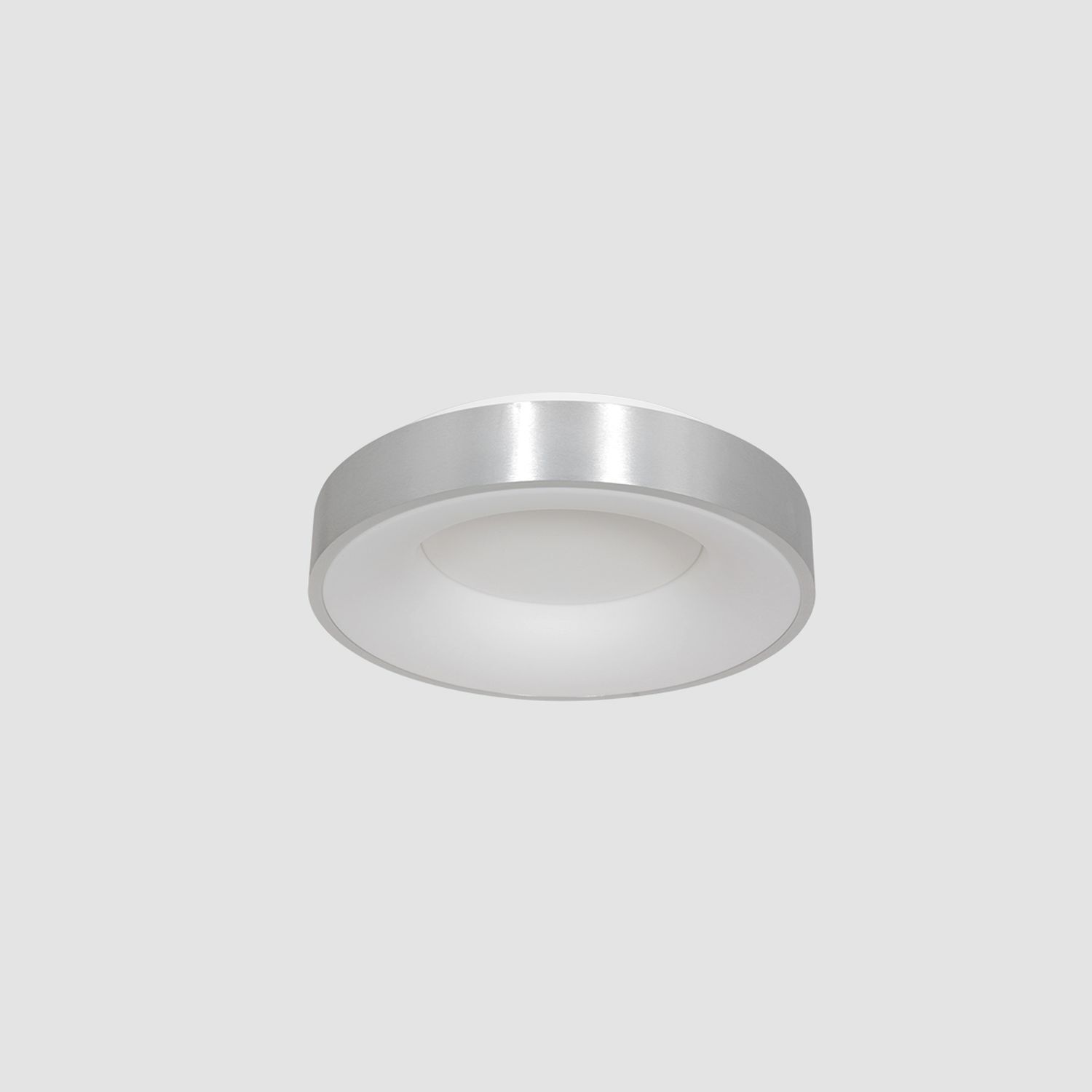 Blendarme LED plafonnier en argent blanc Ø30 cm rond