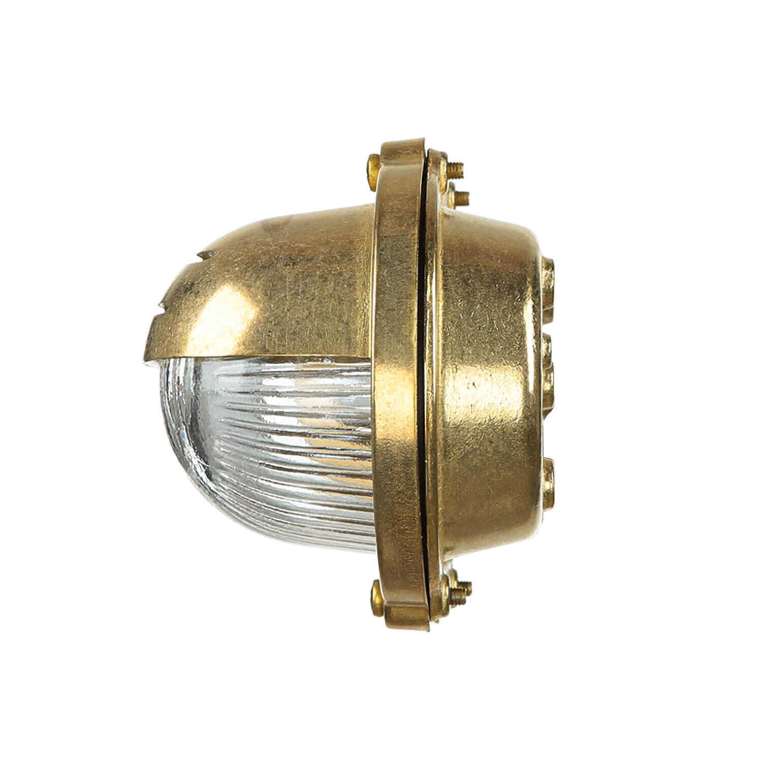 Lampe murale extérieure laiton Maritim ovale IP64 porte d'entrée