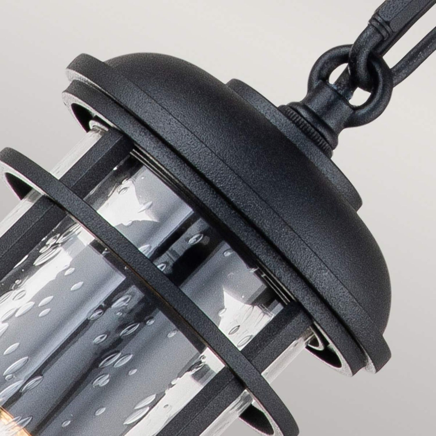 Suspension extérieure ajustable E27 IP44 Noir Maritim