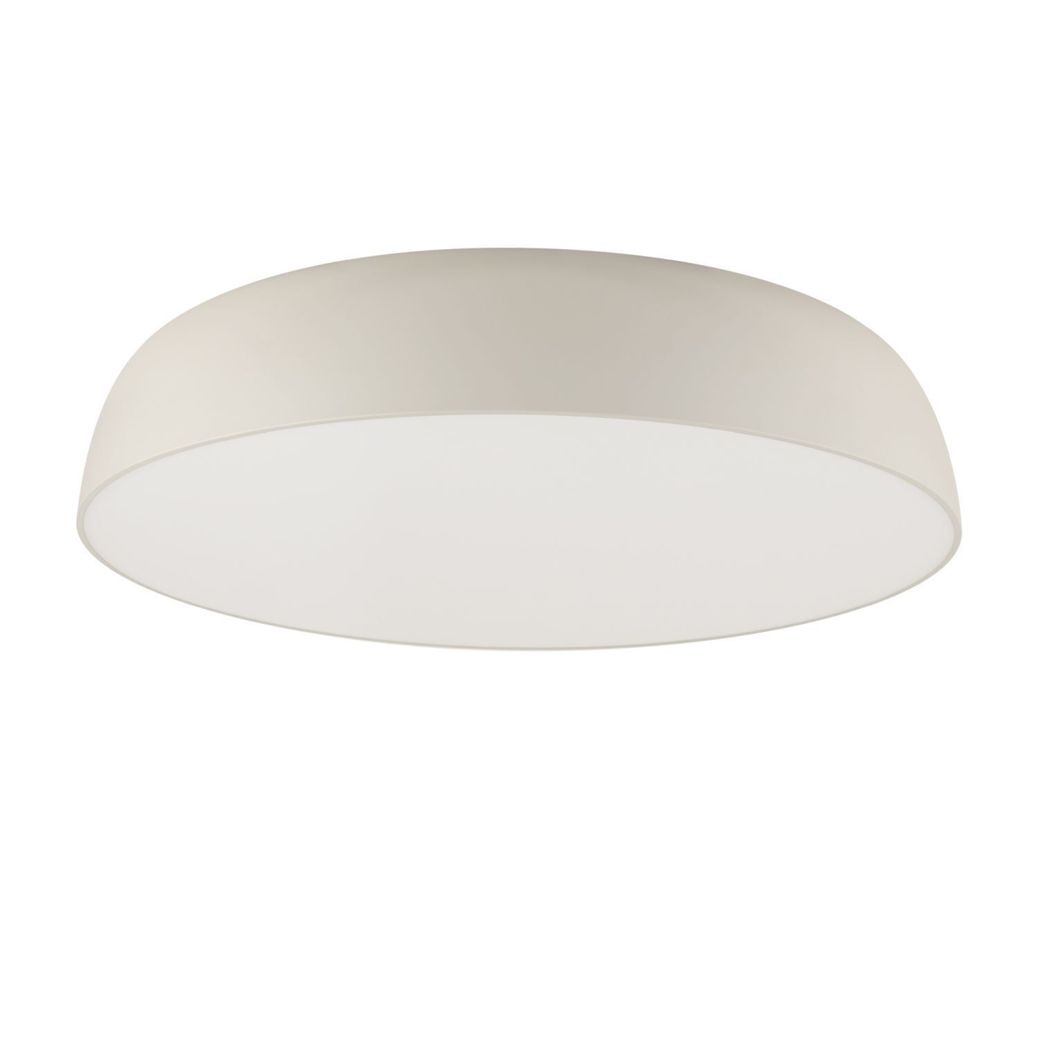 Plafonnier rond en métal E27 10-flamme L:78 cm en gris