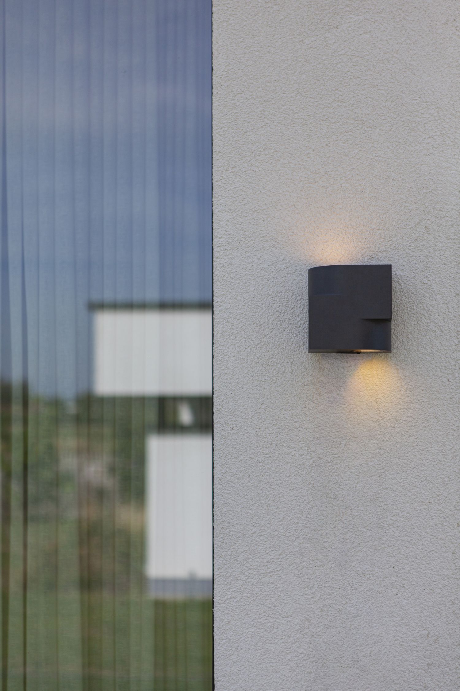 Applique murale extérieure Aluminium GU10 IP44 Anthracite Moderne