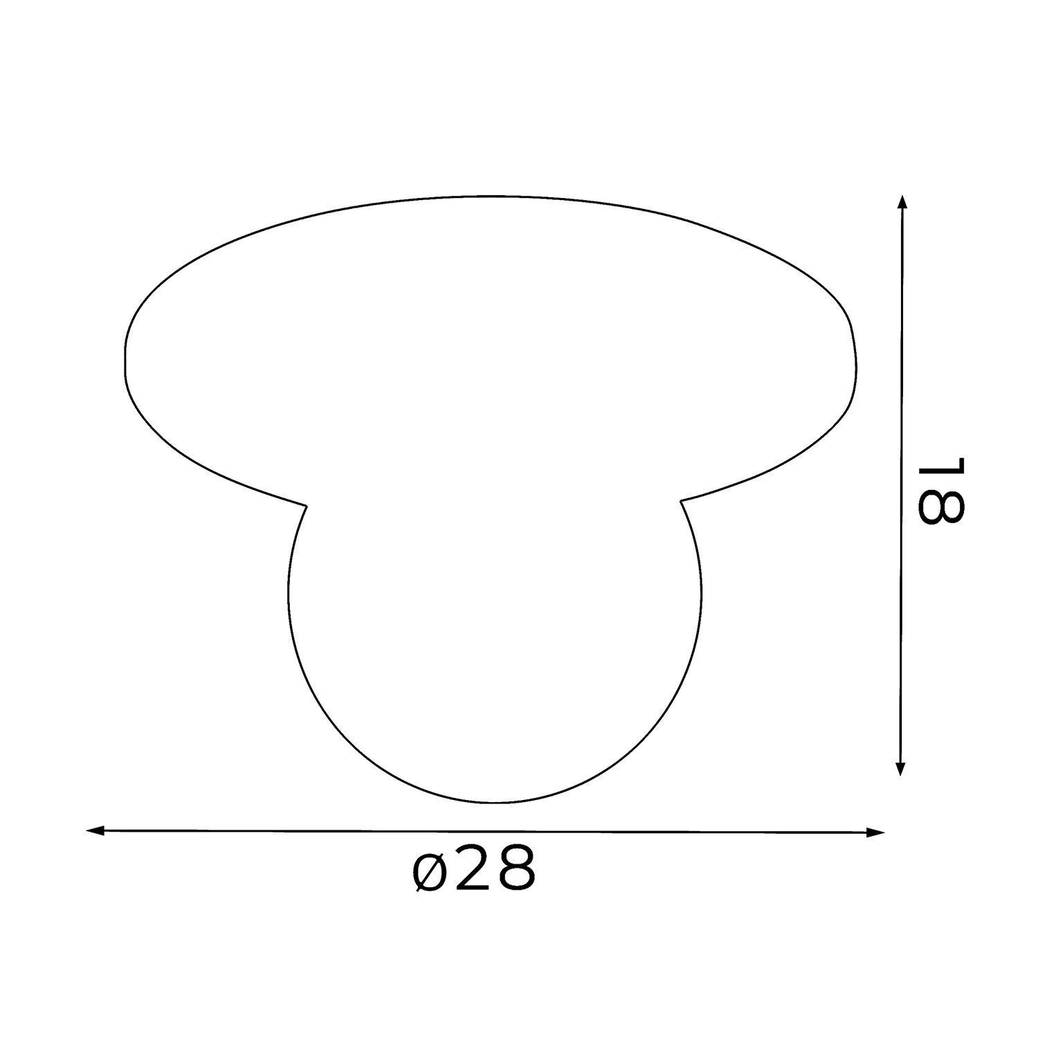 Plafonnier verre métal blanc Ø29 cm E14 faible éblouissement