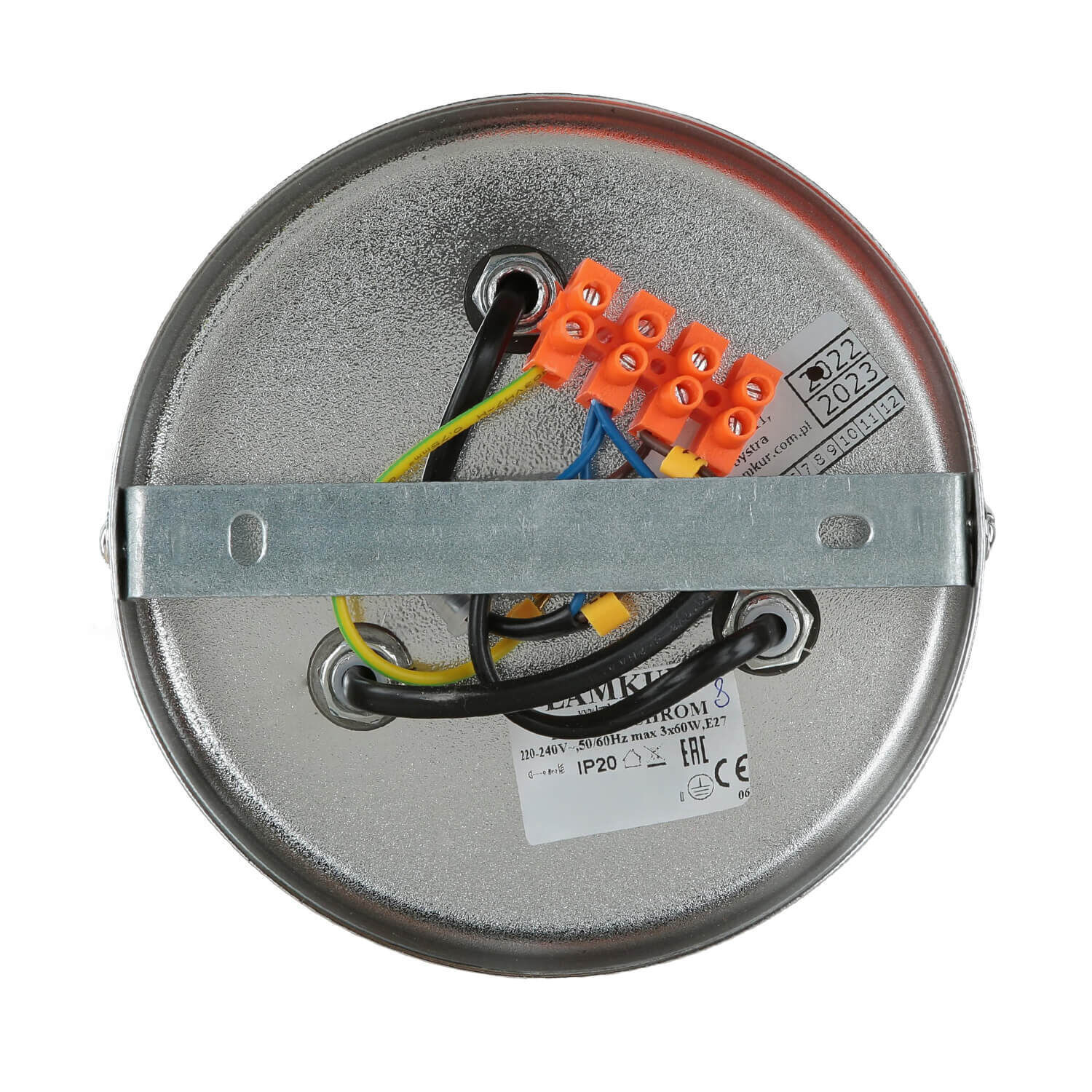 Plafonnier en chrome Salon 3-flmg Salle à manger