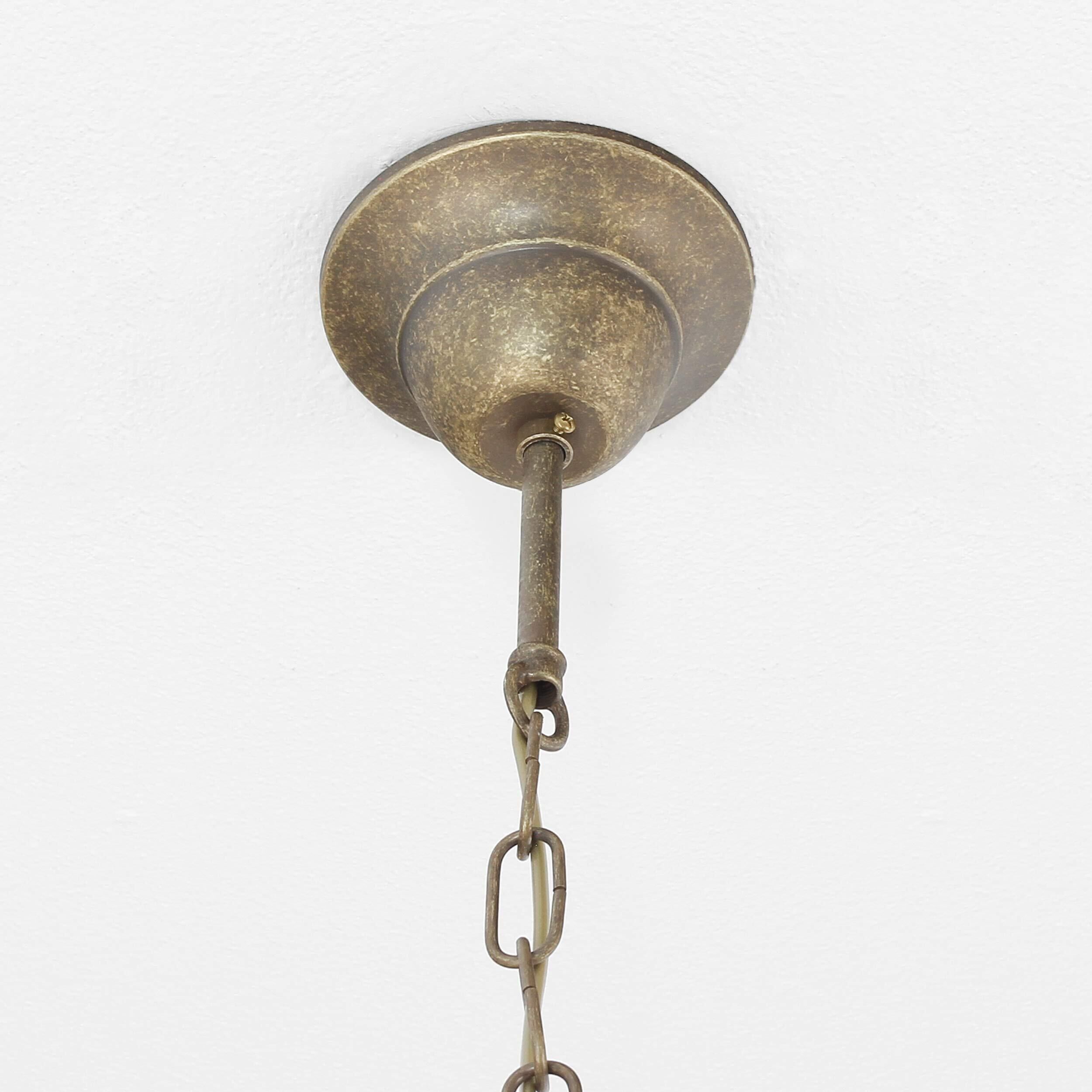 Suspension Bronze Antique Grande main