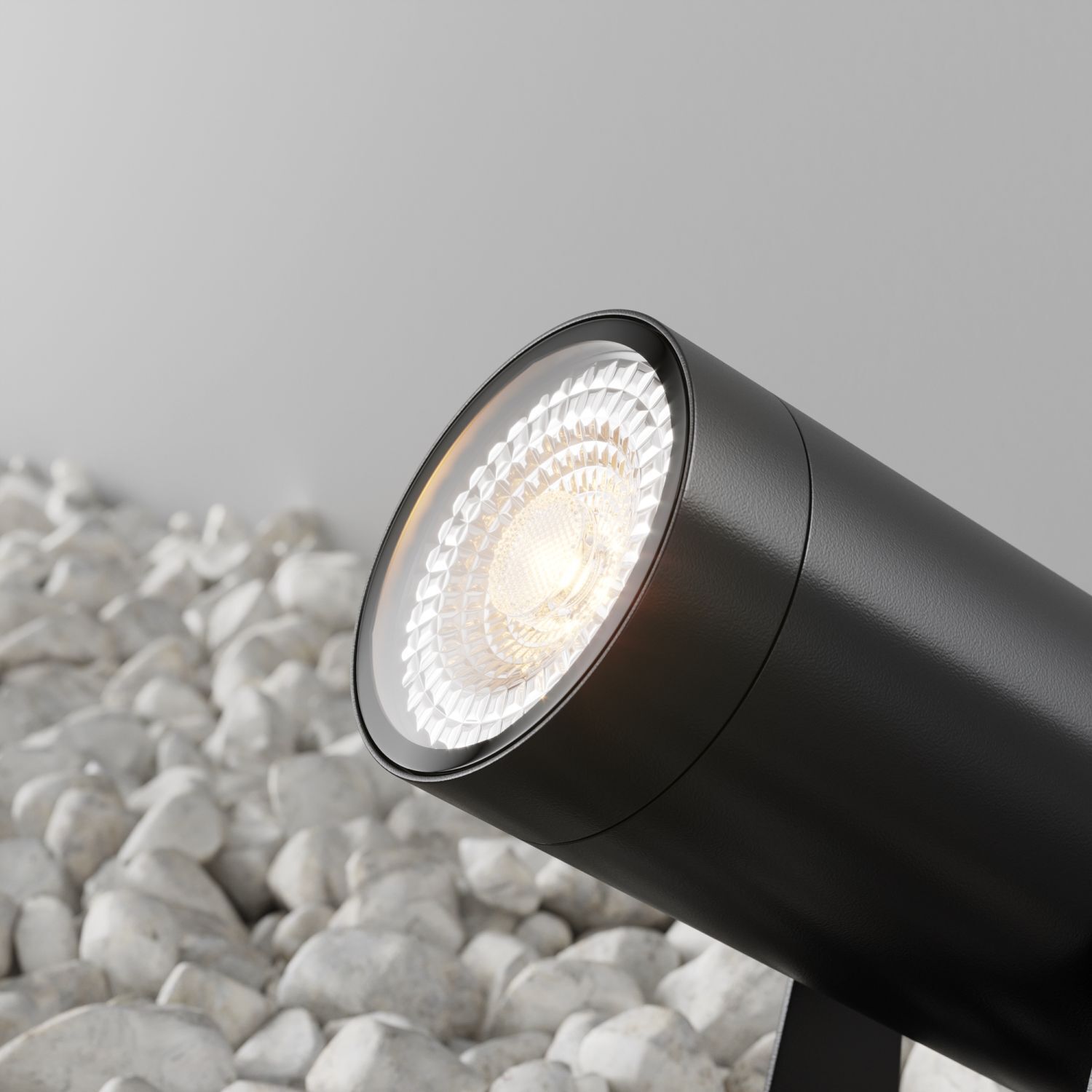 Lampadaire extérieur aluminium verre 29,5 cm avec piquet de terre Beleuchtung, Lampe