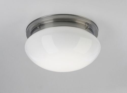 Lampe de plafonnier éblouissant laiton en nickel verre Ø41 cm E27