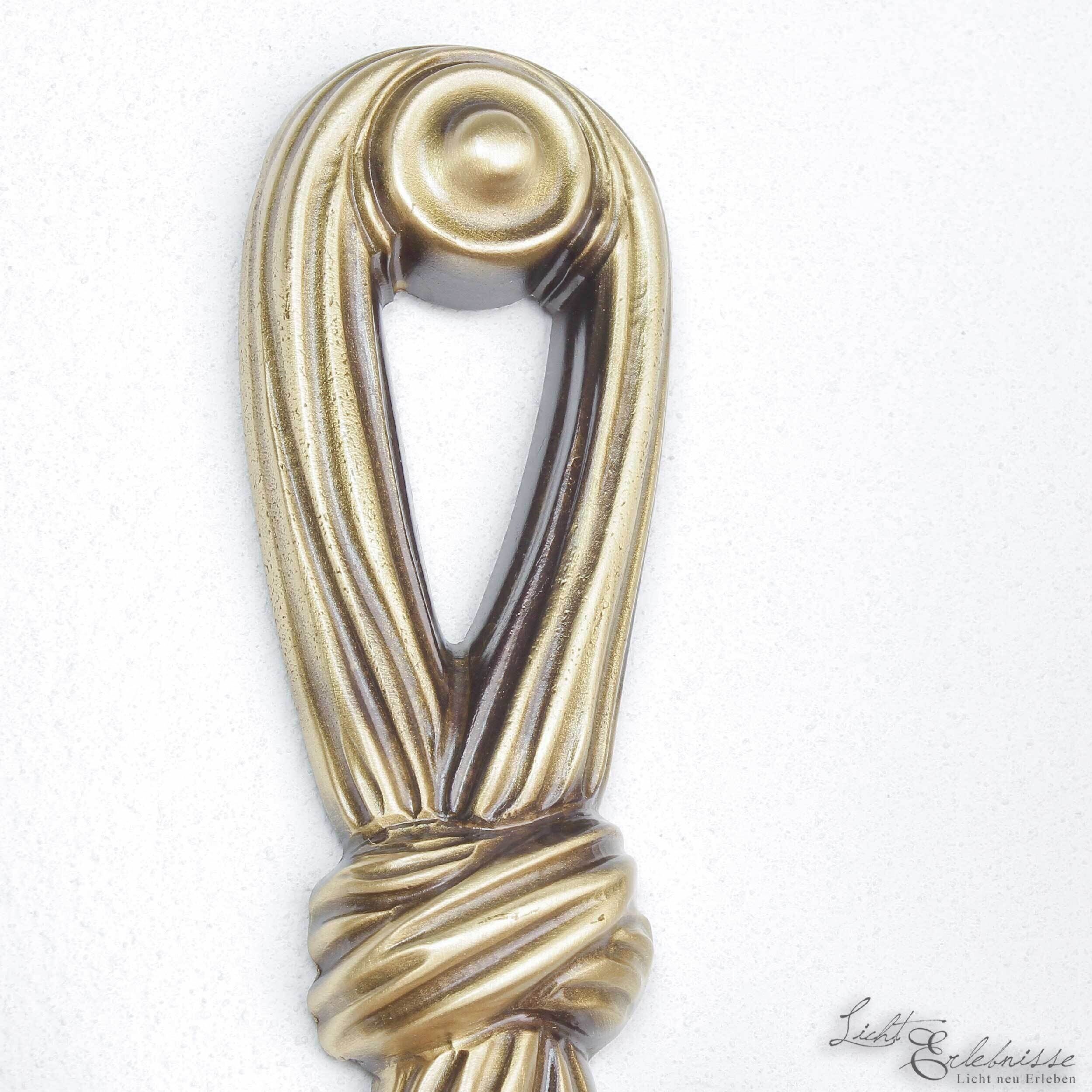 Lustre Applique en laiton véritable en bronze Bronze