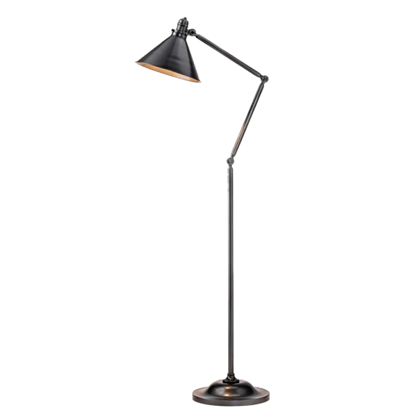 Tischleuchte, Stehleuchte, Schwarz, Metall, Lampenschirm