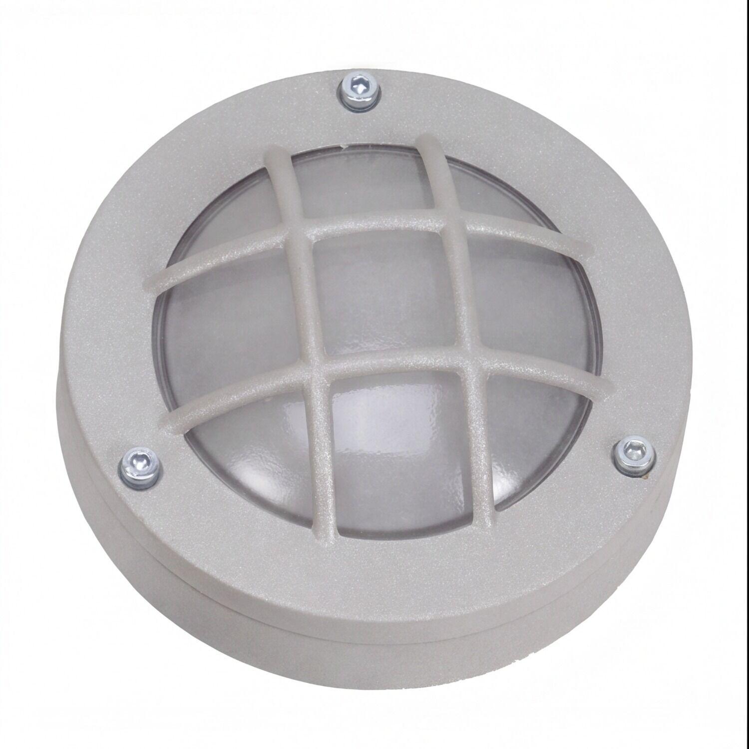 灯, inlet, gitter, rund, lampe