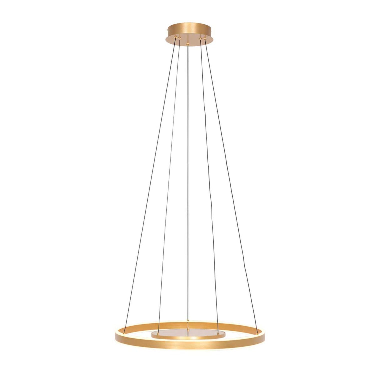 Suspension LED or 60 cm rond 2700 K anneau plaque