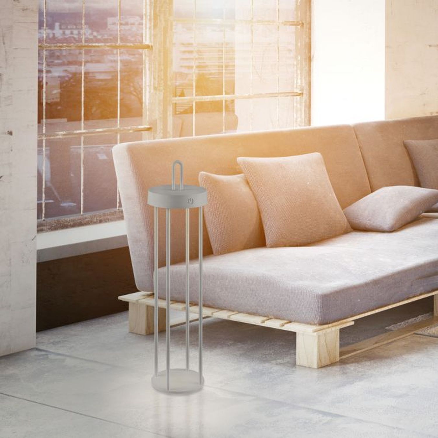 Lampe, Couch, Mobiliar, Stehlampe