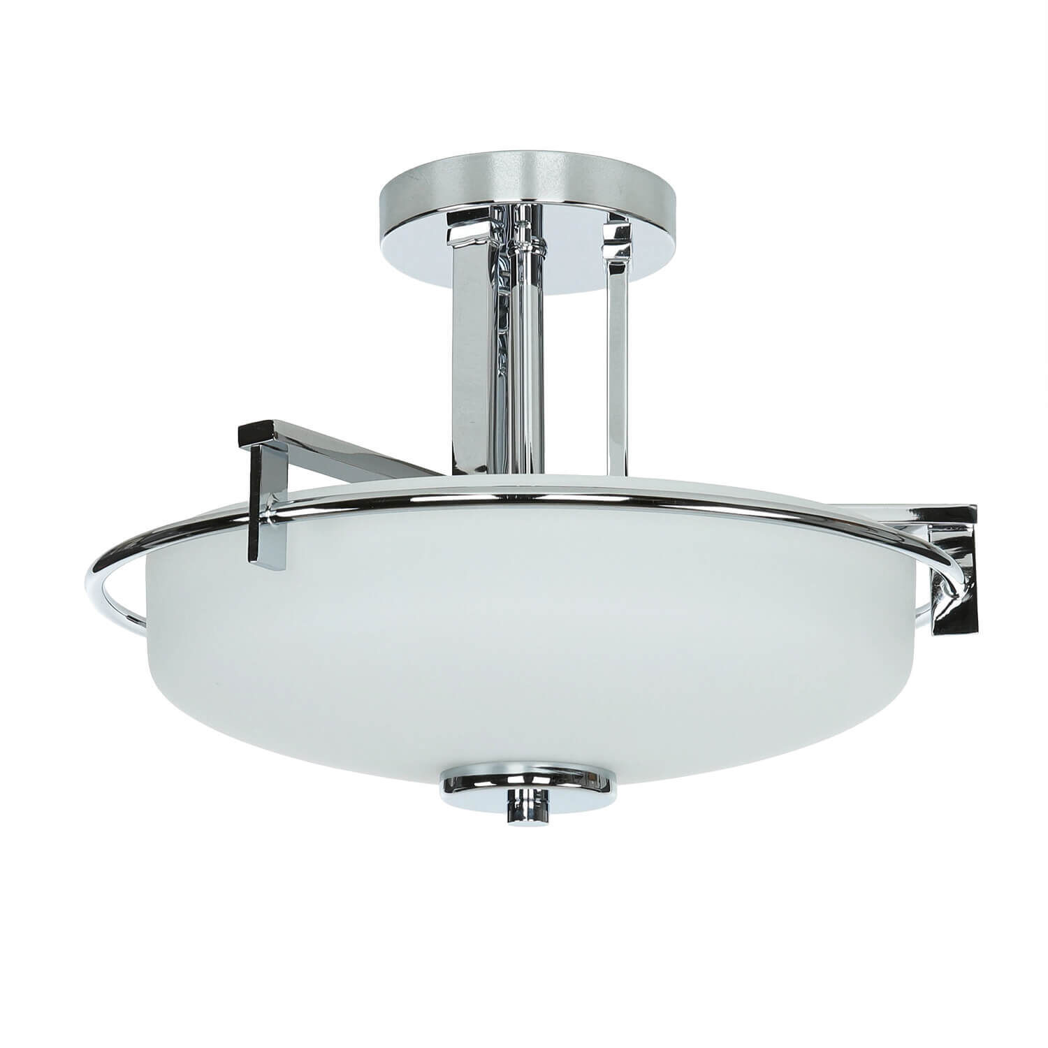decke, lounge, lampenmontur, chrom, glas, sv