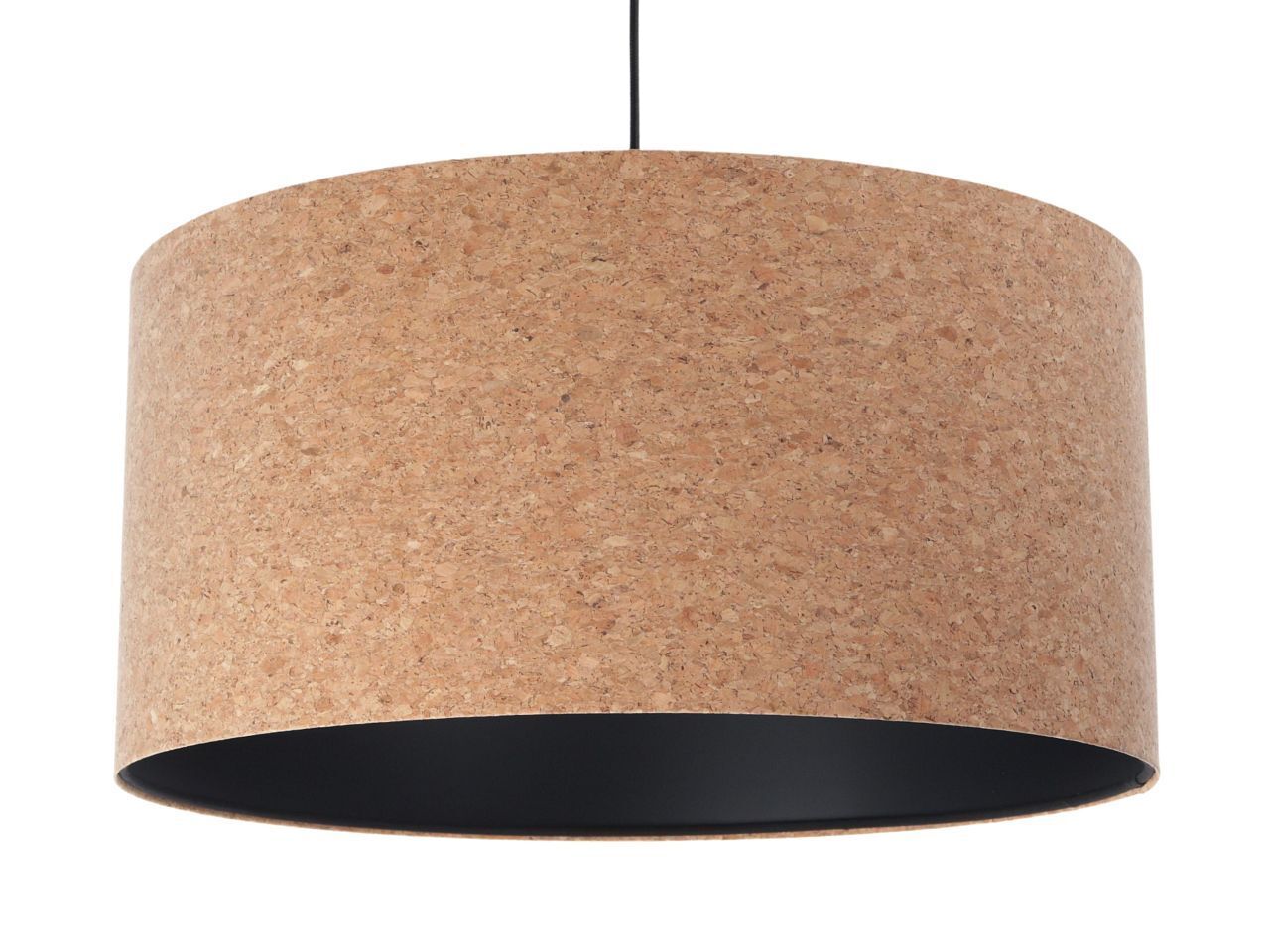 Suspension salle à manger E27 Ø 60 cm Naturel Noir Liège Suspension salle à manger E27 Ø 60 cm Naturel Noir Liège