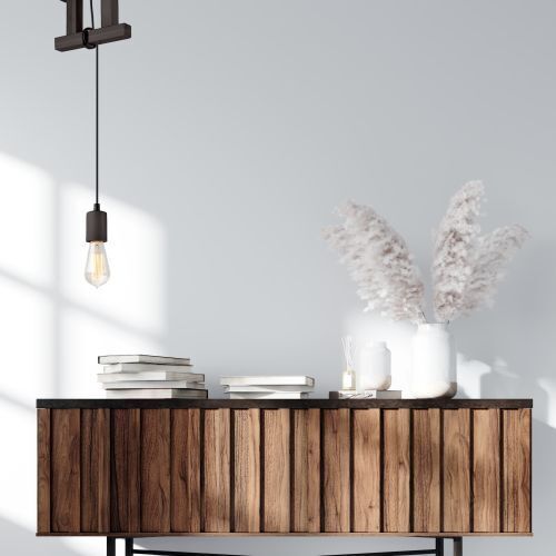 Lampe à suspendre polyvalente AMIDA Marron Table à manger
