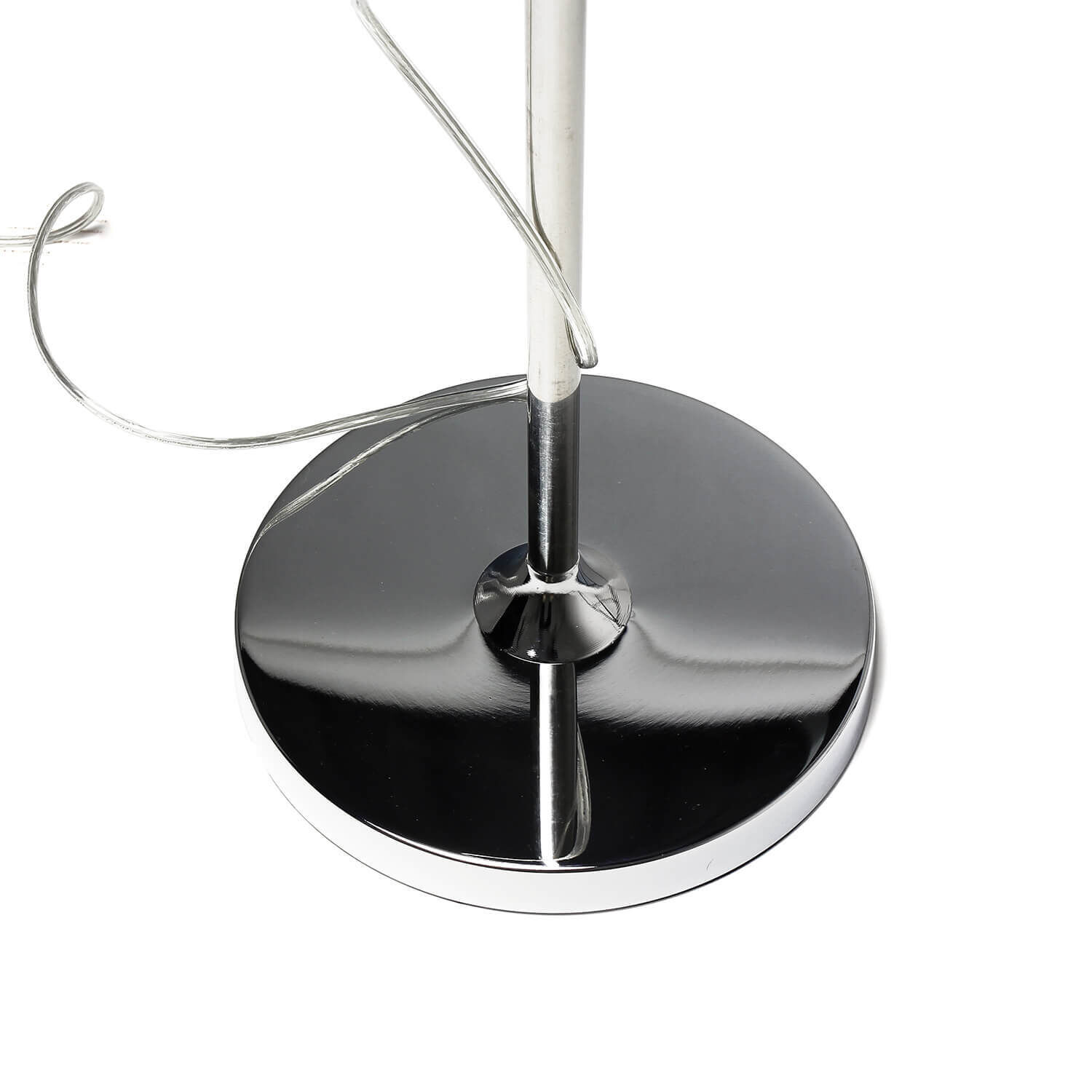 Lampadaire Salon Liseuse Chrome Blanc Bauhaus Elektrisches Gerät, Mikrofon, Mobiliar