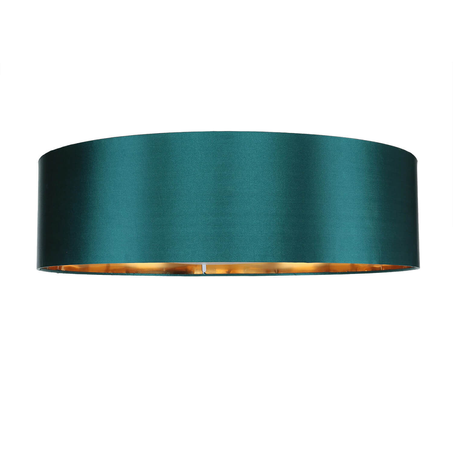 Lampe de plafonnier 4 flammes vert or tissu décoratif Deckenleuchte