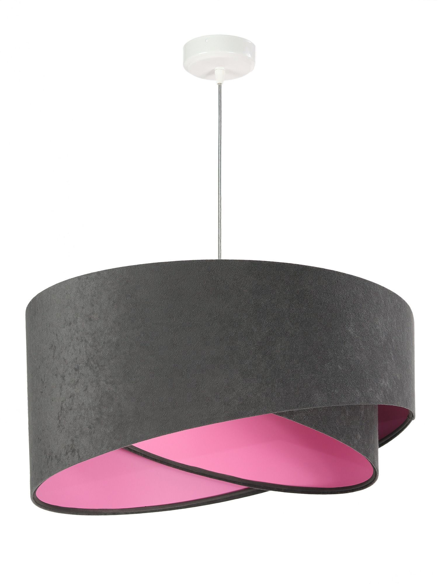 Tissu Suspension BRANDO Gris Rose Ø50cm