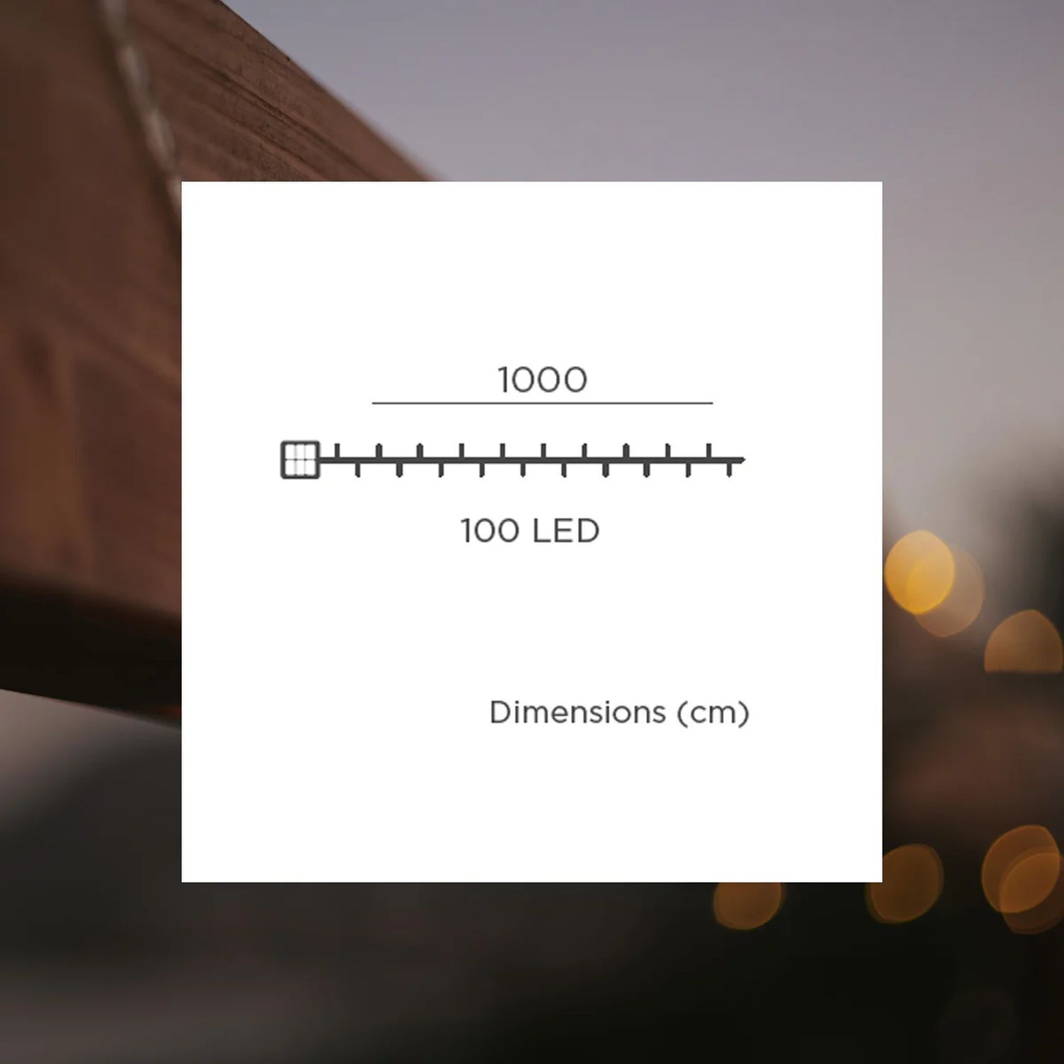 Guirlande lumineuse solaire à LED IP44 2100 K 100 cm de long RINKU Diagramm, Handlung, Visitenkarte, Papier, Text