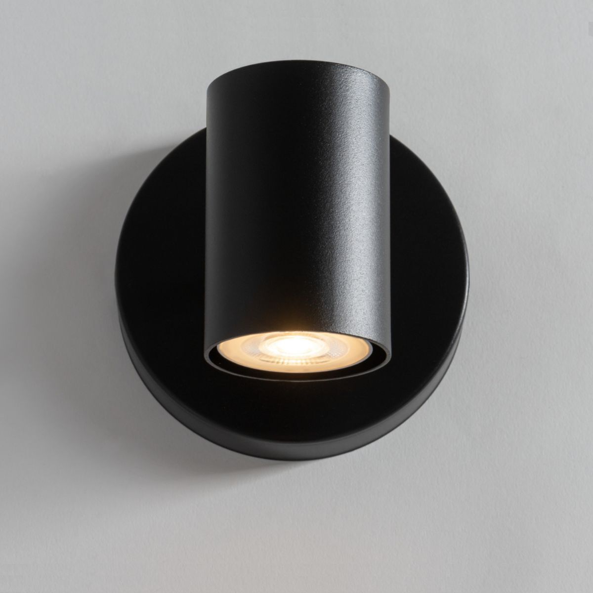 Petite applique Noir Métal L:10 cm E27 Moderne