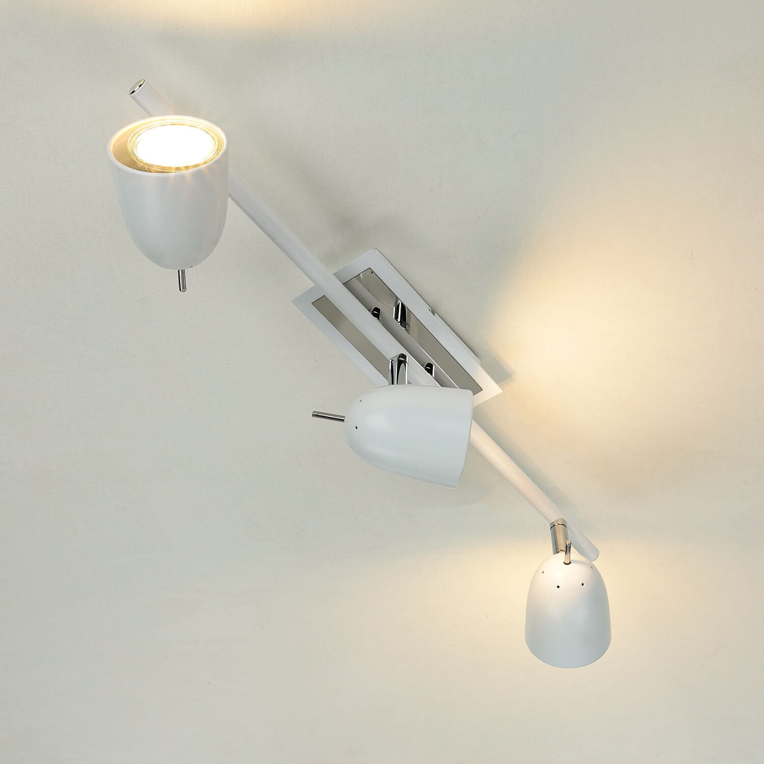 Spot en blanc 3-flmg Beleuchtung, Lampe, Leuchte, Deckenleuchte