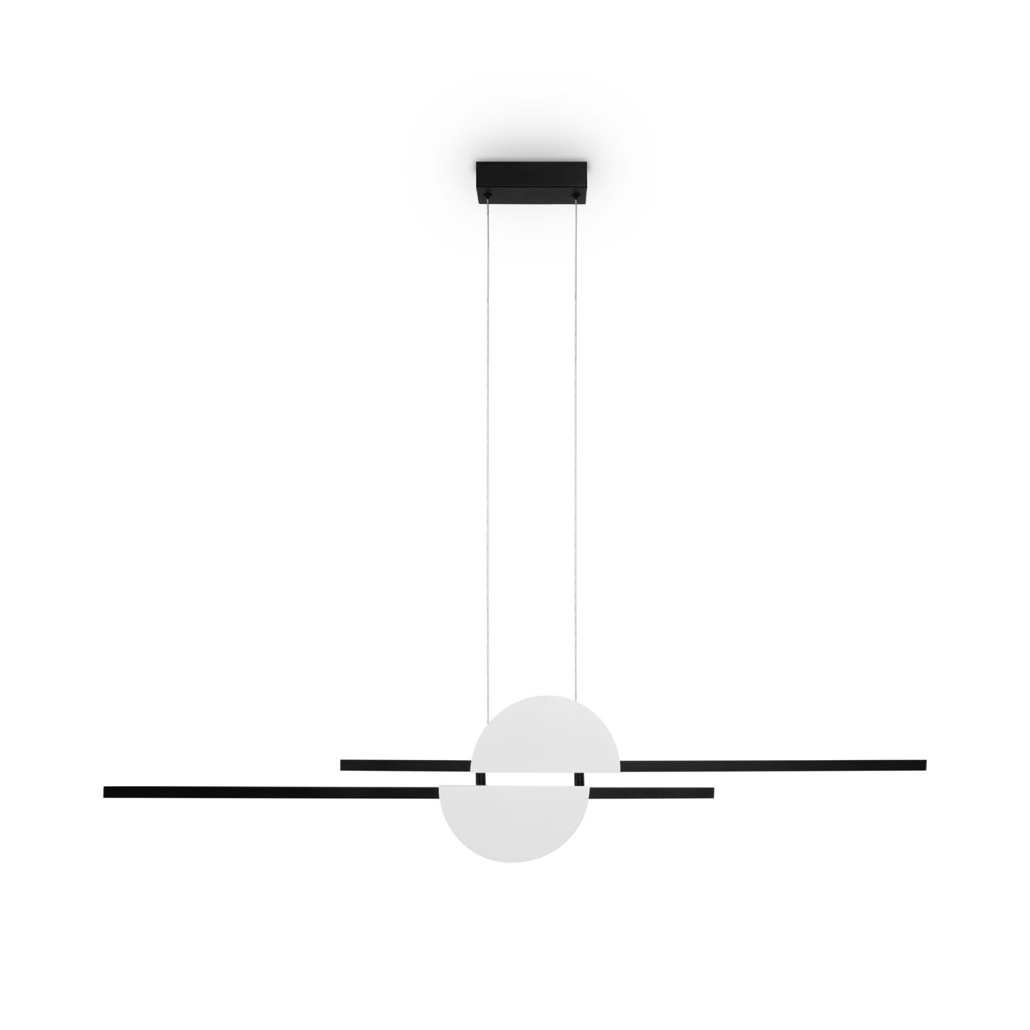Lampe à suspendre LED Aluminium Métal H : max. 204 cm allongée