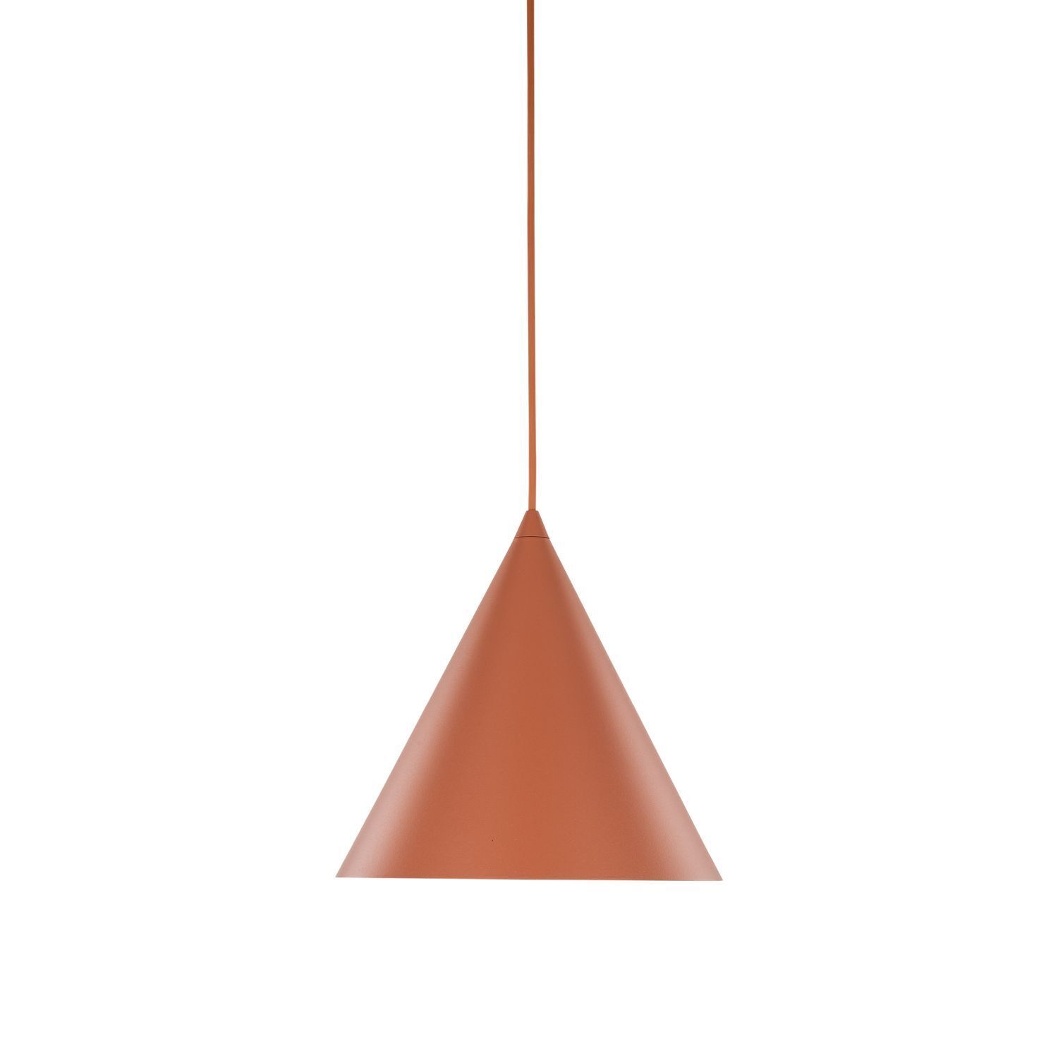 Lampe à suspendre métal rouge Ø 25 cm H : max. 160 cm E27 Retro