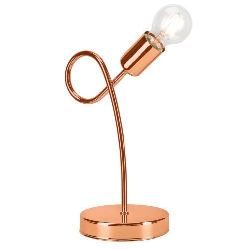 Lampe de table en métal cuivre Moderne H:32cm Lampe