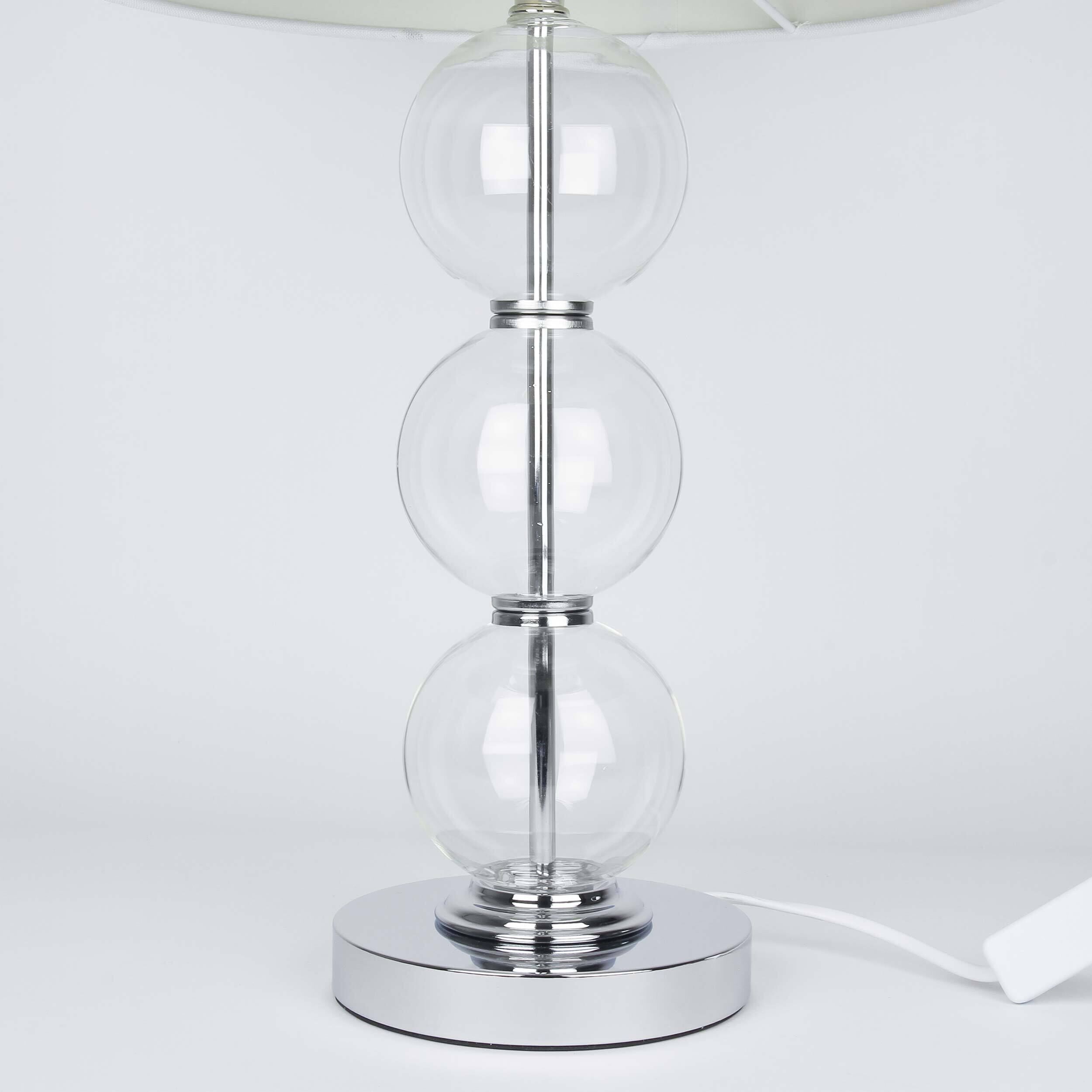 Lampe de table moderne Lampe de salon Chrome