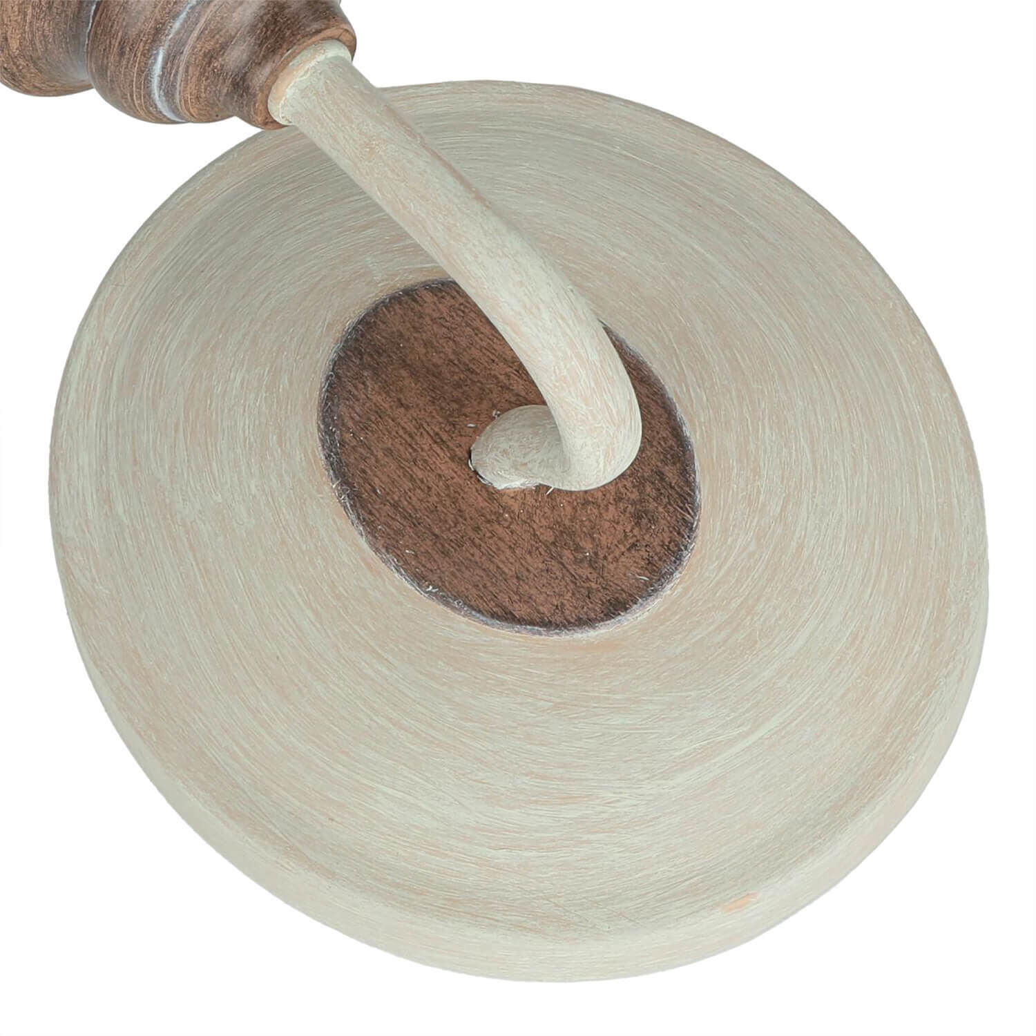 Applique CANDELA 8 Bois Shabby Blanc Bougie Lampe