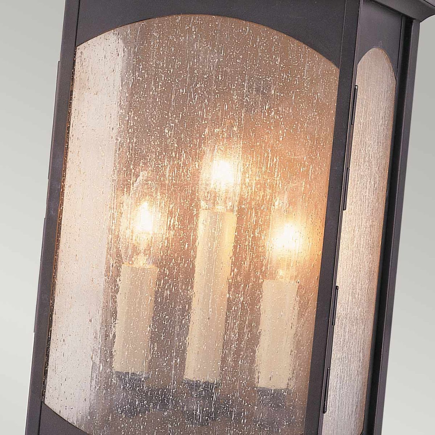 Applique extérieure grande H : 63,8 cm Verre Alu E14 IP44 Lampe, Drinnen